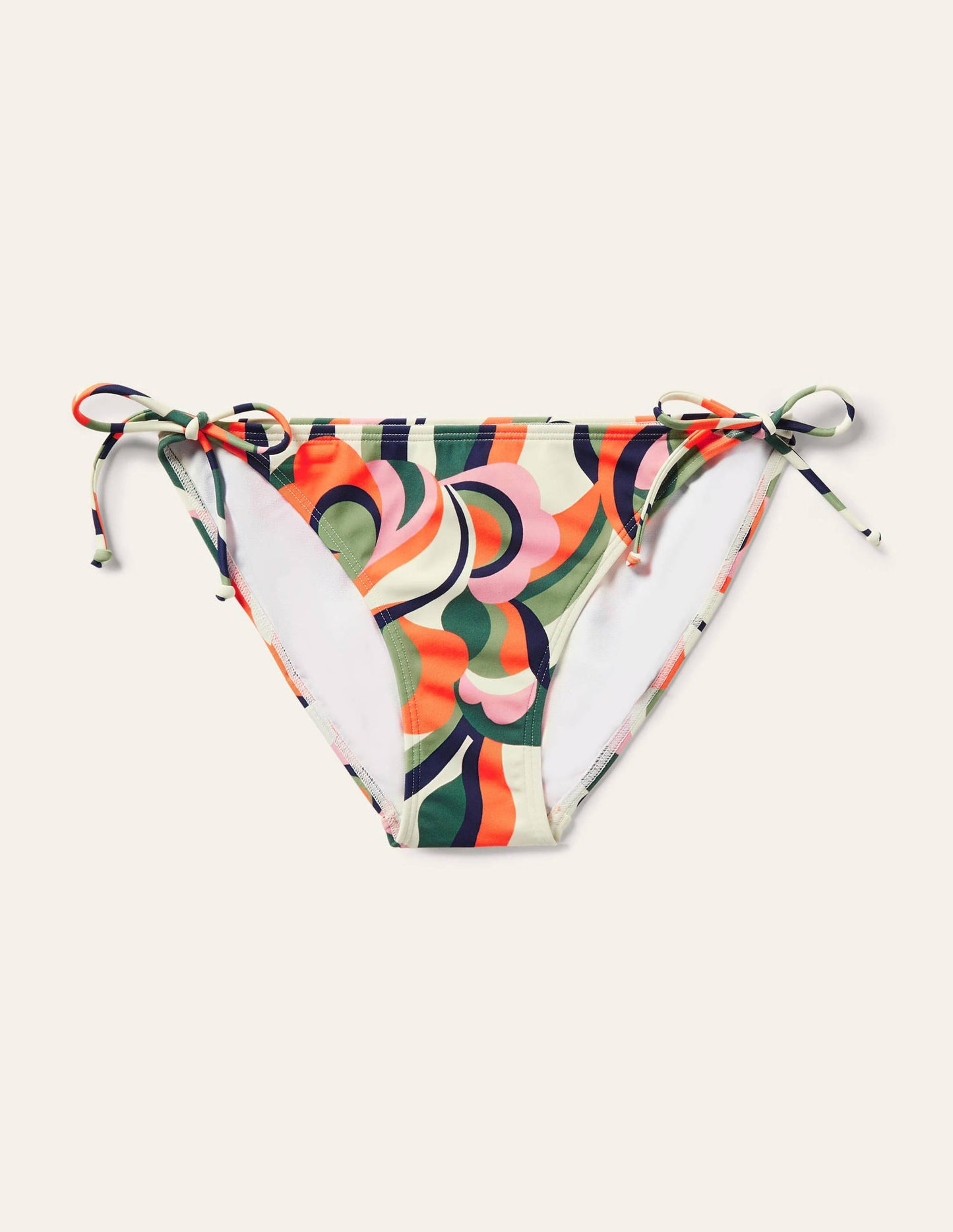 Symi String Bikini Bottoms-Multi, Abstract Swirl