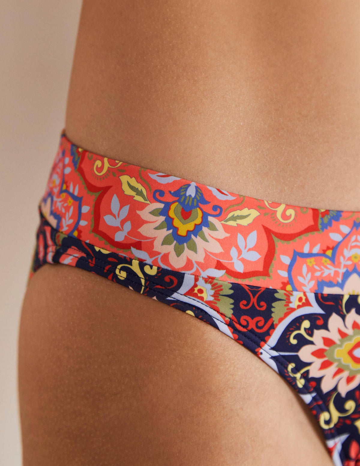 Ithaca Panel Bikini Bottoms-French Navy, Bloomsbury - Image 2