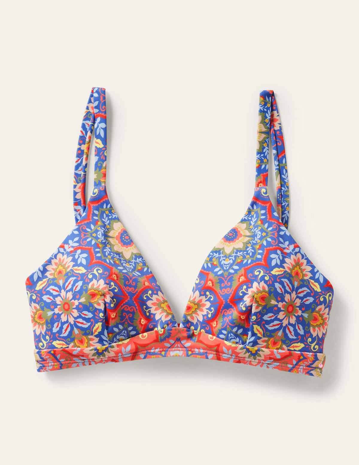Arezzo V-neck Bikini Top-French Navy, Bloomsbury - Image 6