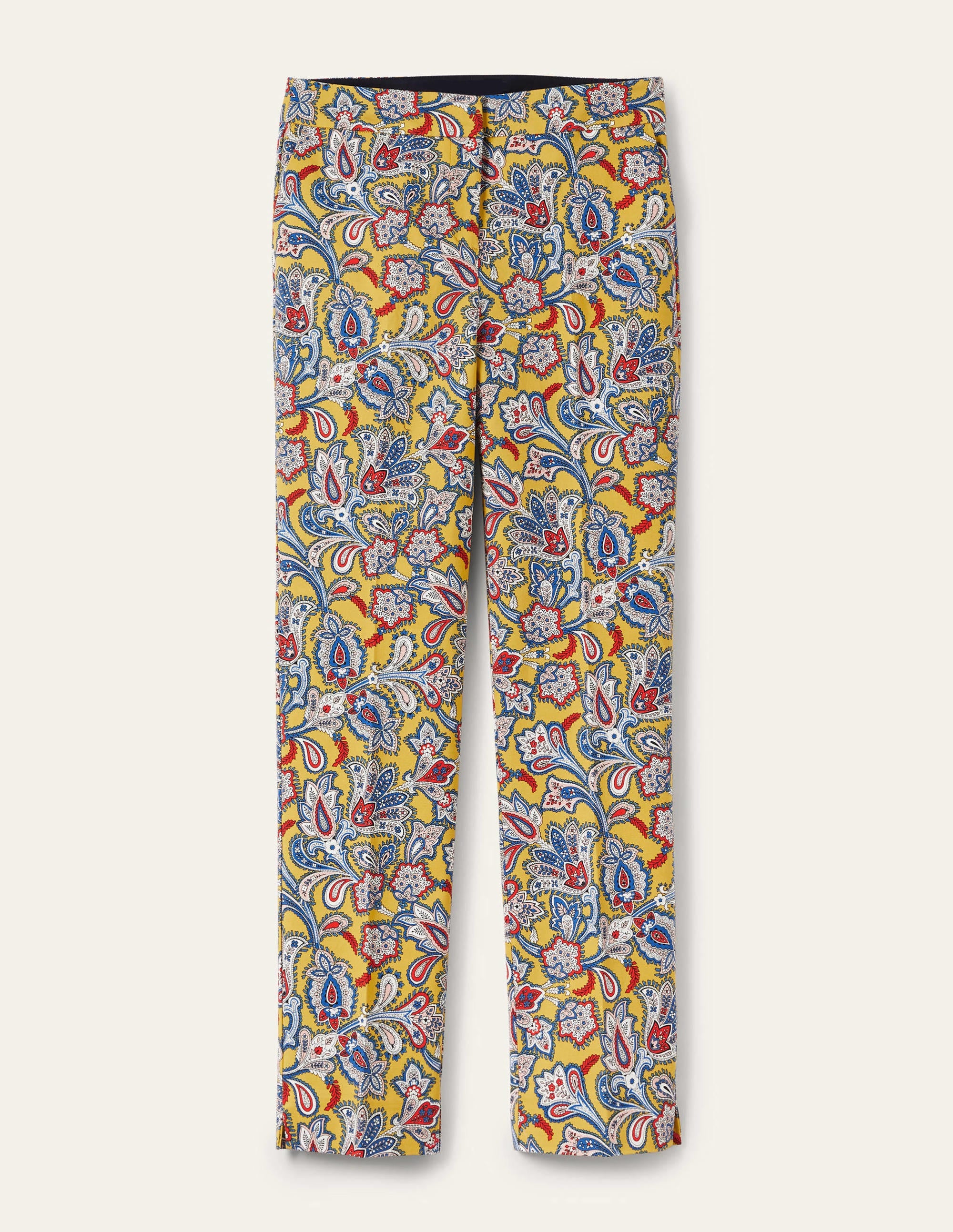 Richmond 7/8 Trouser-Olive Oil, Paisley Bud - Image 5