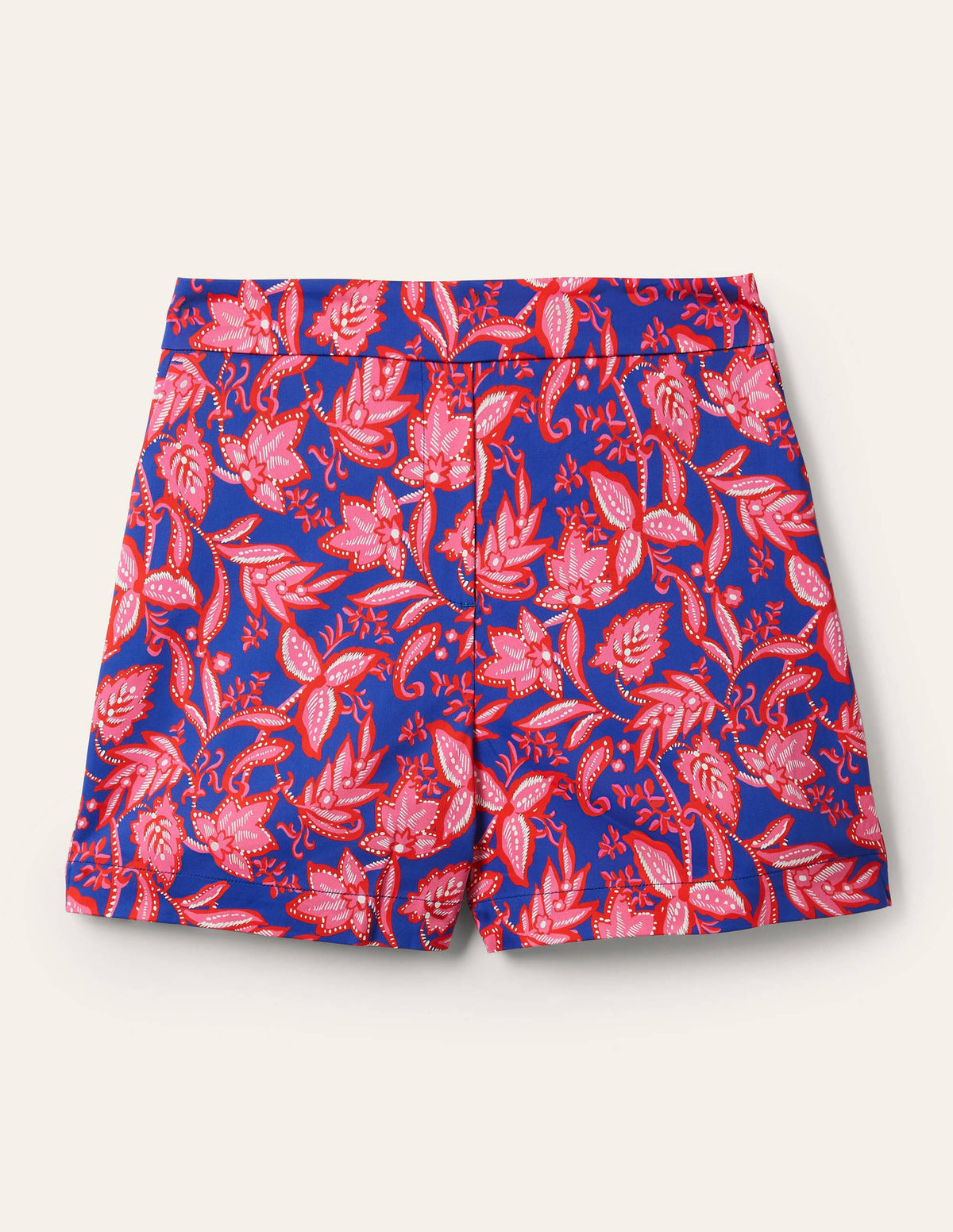 Pull On Shorts-Strawberry Daiquiri, Flora - Image 5