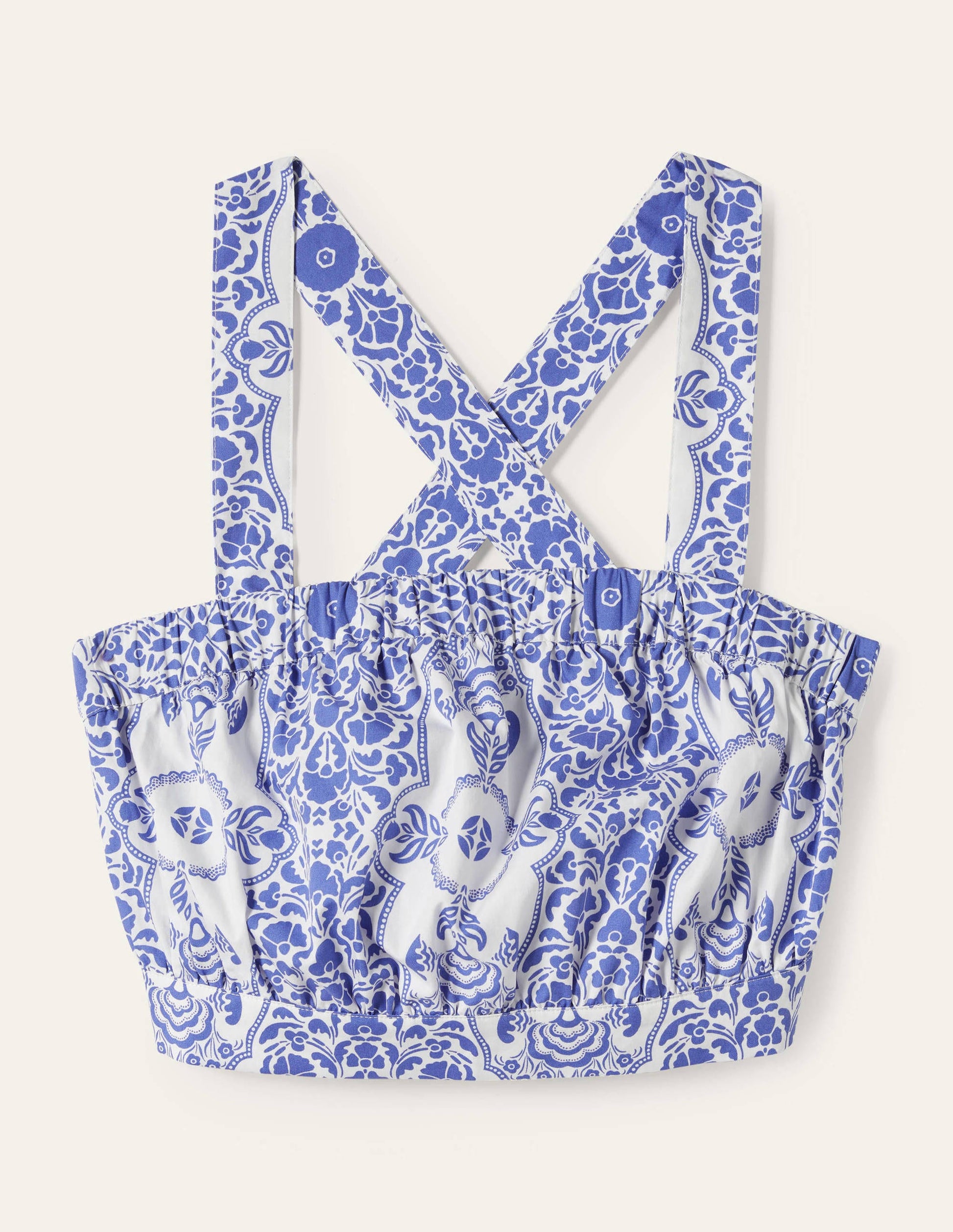 Cropped Cotton Top-Bluebell, Passion Bloom-6