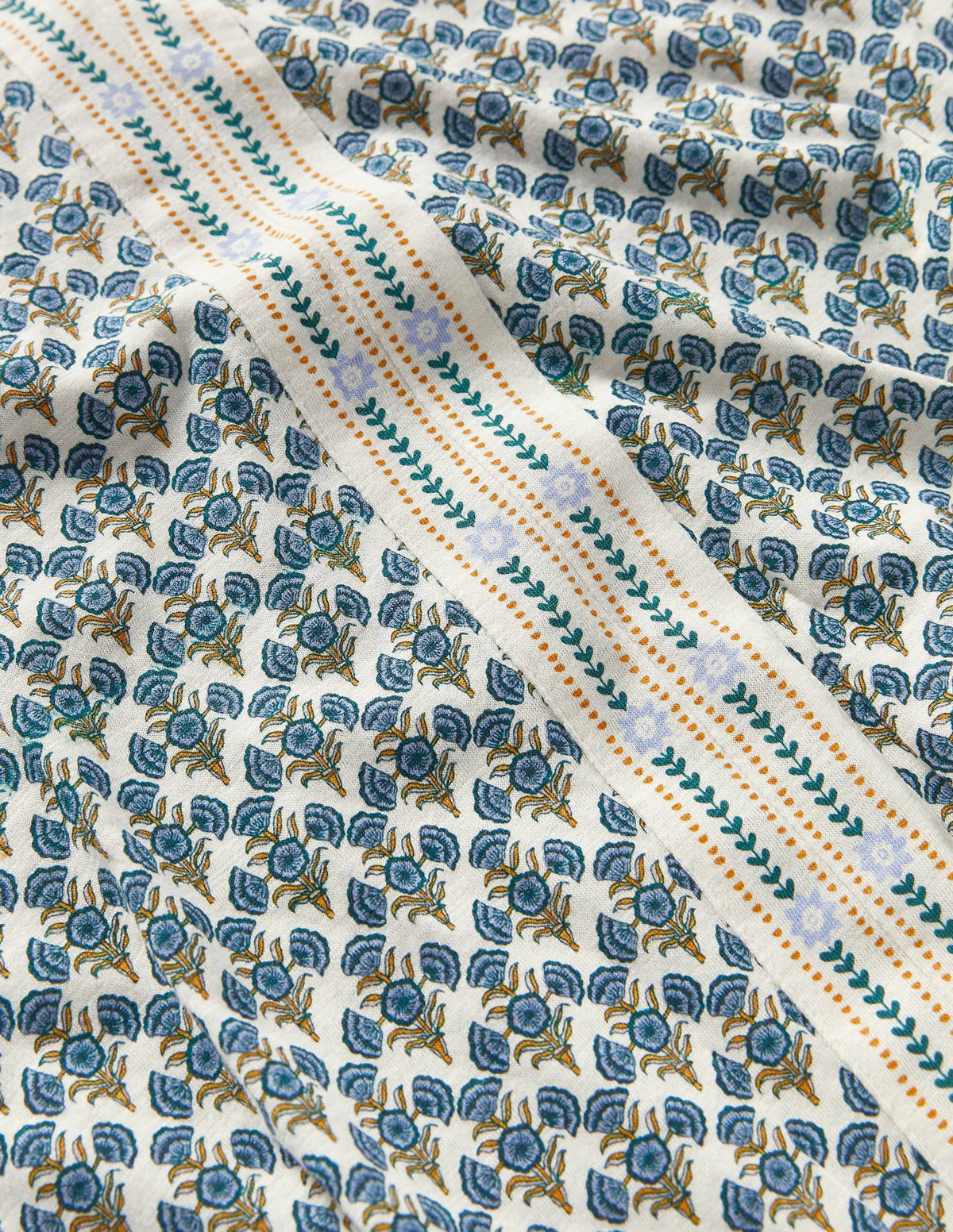 Printed Notch Neck Jersey Top-Chesapeake Bay, Poppy Geo - Image 5