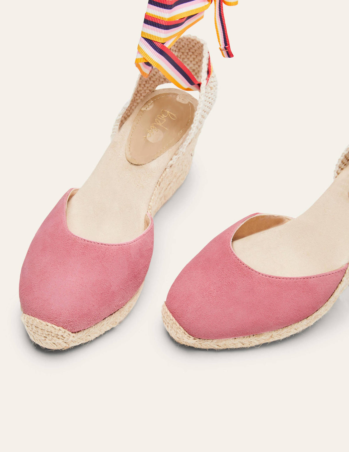 Cassie Espadrille Wedge-Azalea, Multi Stripe Ribbon - Image 3