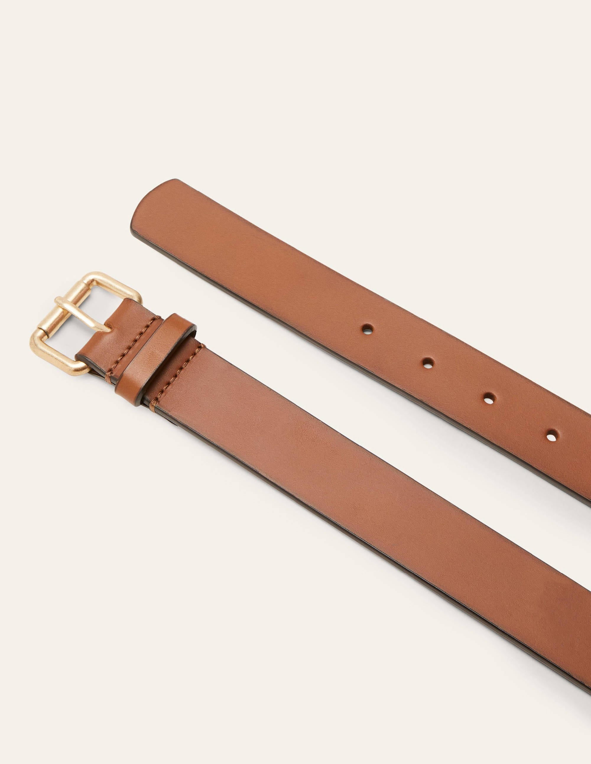 Classic Buckle Belt-Tan - Image 2