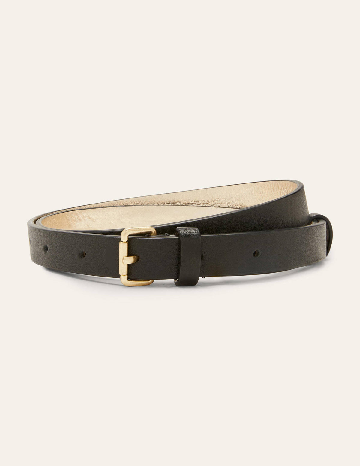 Skinny Buckle Belt-Black - Image 1