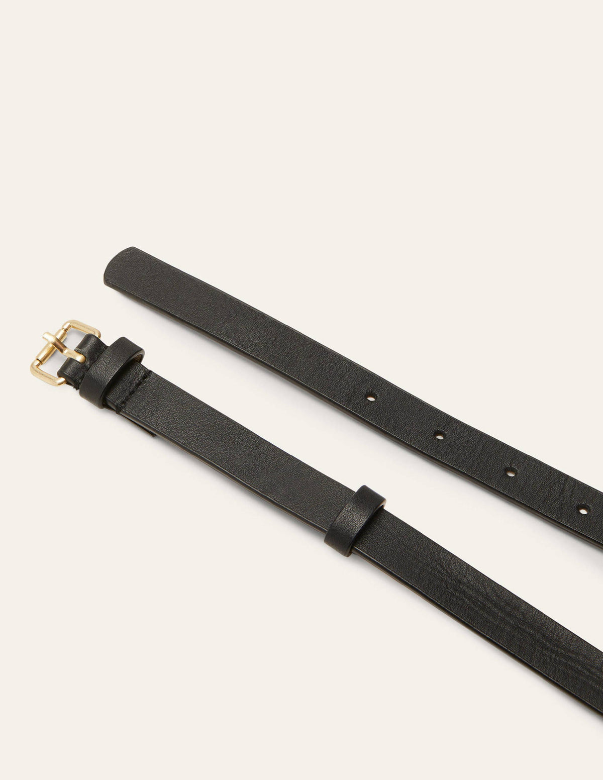 Skinny Buckle Belt-Black - Image 2