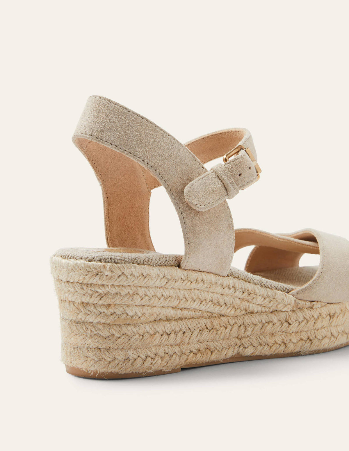 Jasmine Espadrille Wedges-Oatmeal - Image 3