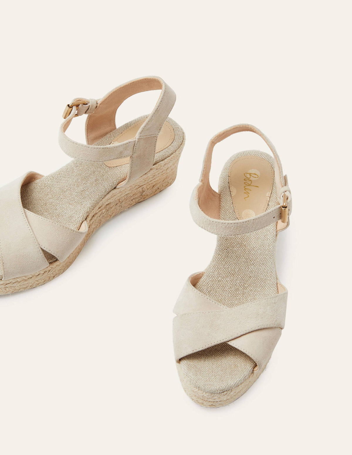 Jasmine Espadrille Wedges-Oatmeal-1