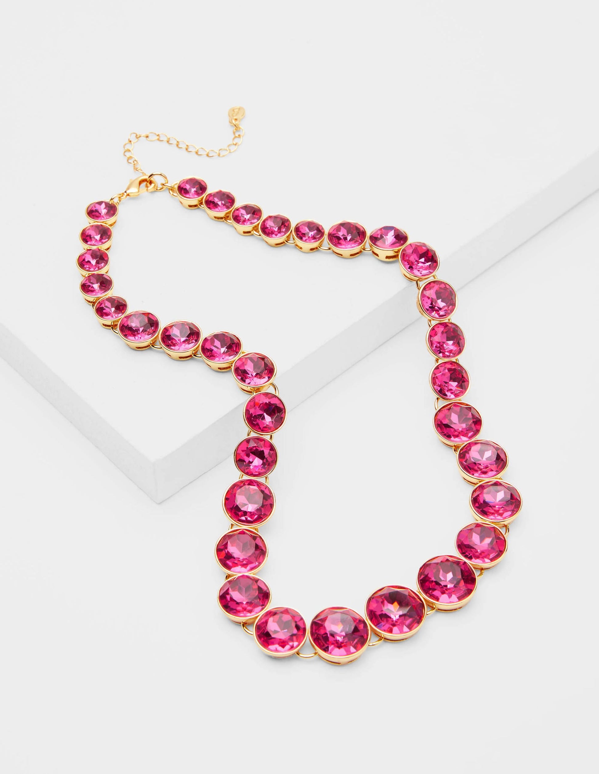 Jewelled Necklace-Formica Pink-1