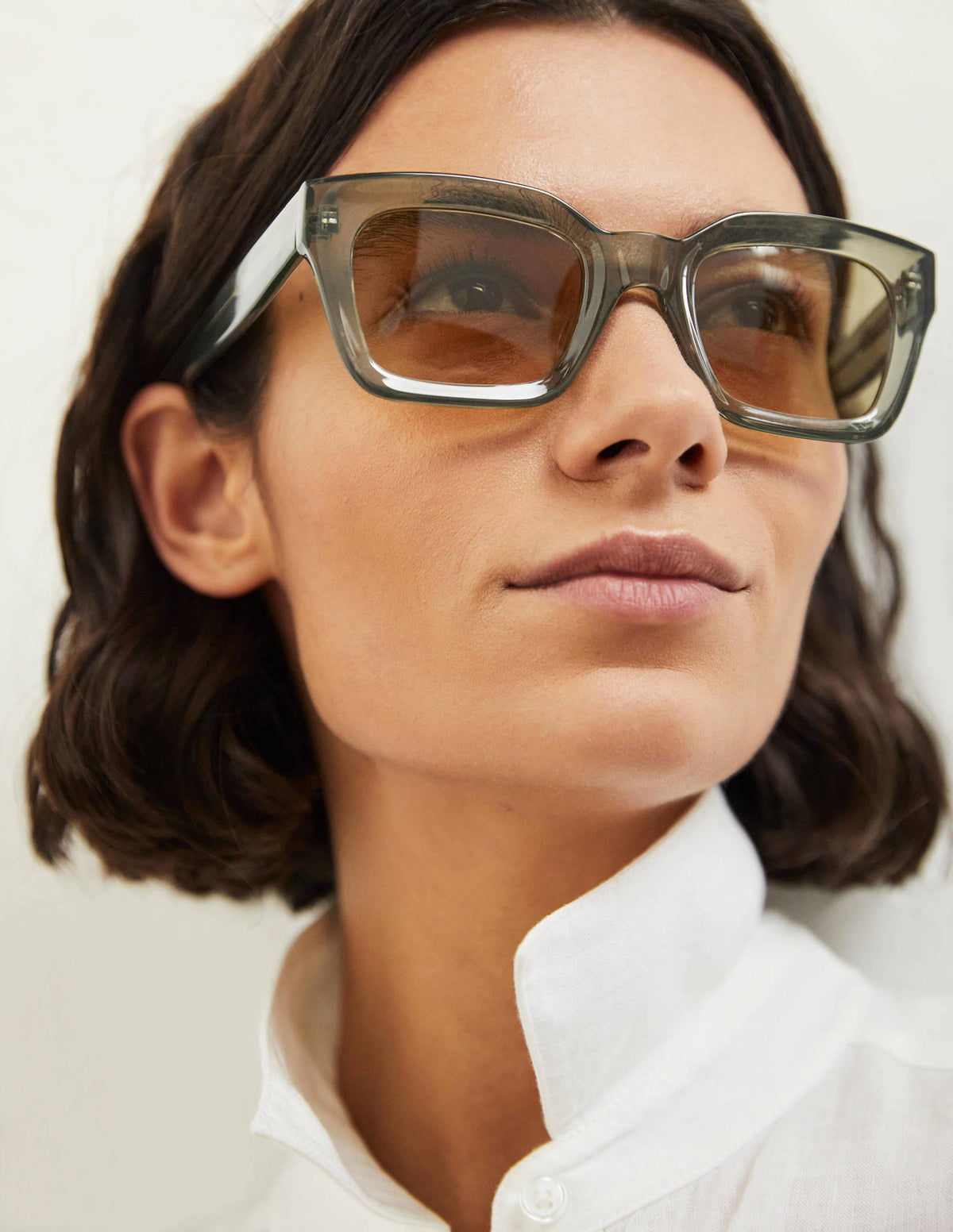 Chunky Frame Sunglasses-Alder - Image 2
