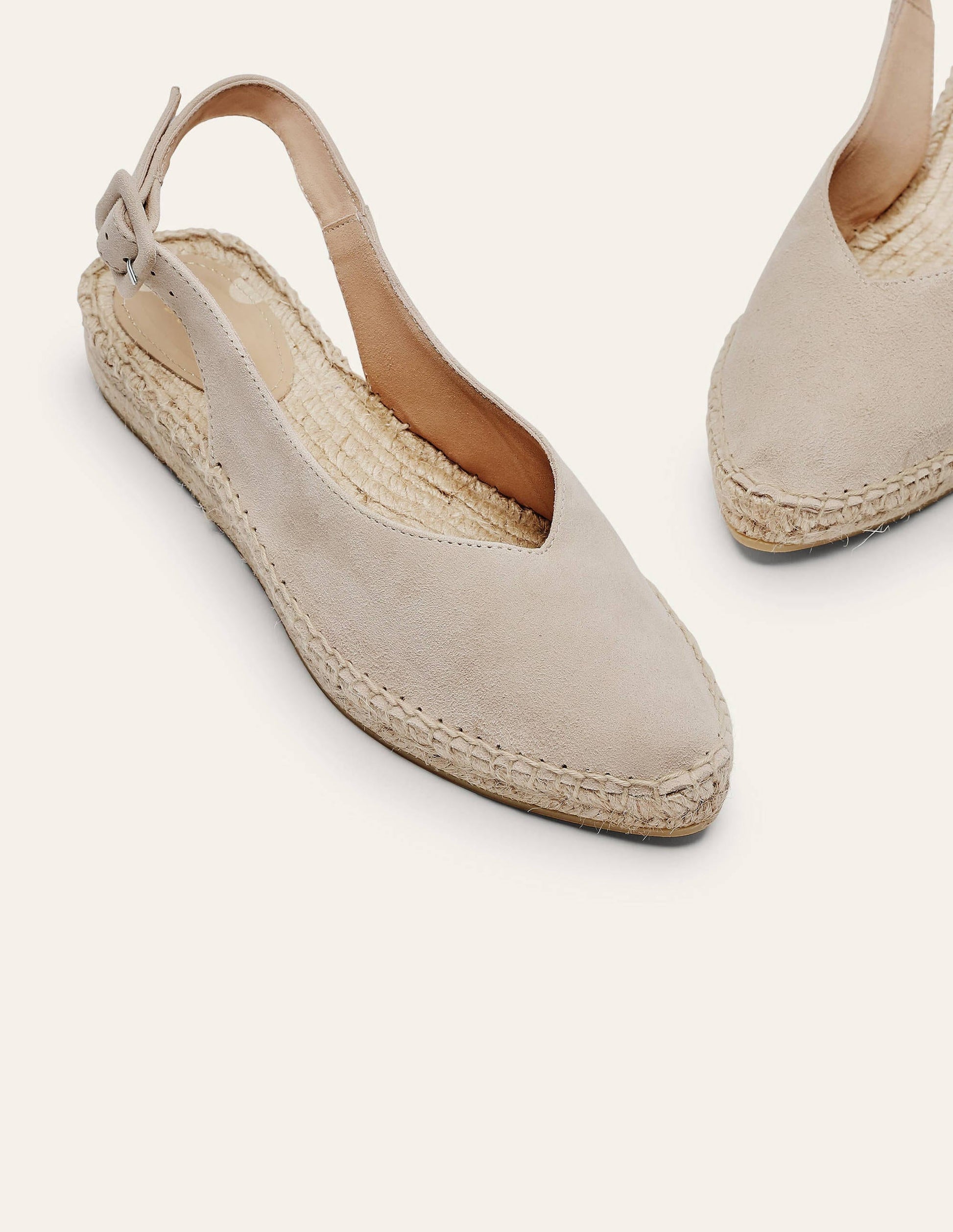 Slingback Espadrille Sandals-Oatmeal-3