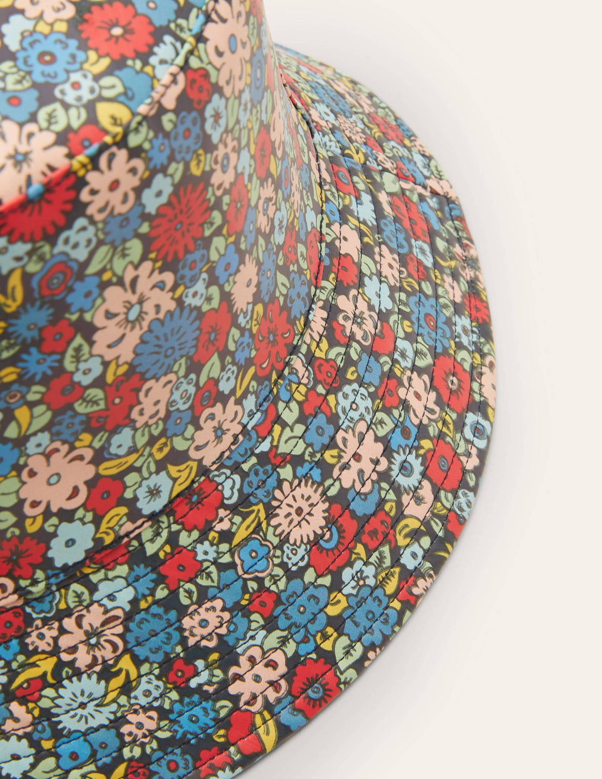 Waterproof Bucket Hat-French Navy, Floret Cluster-2