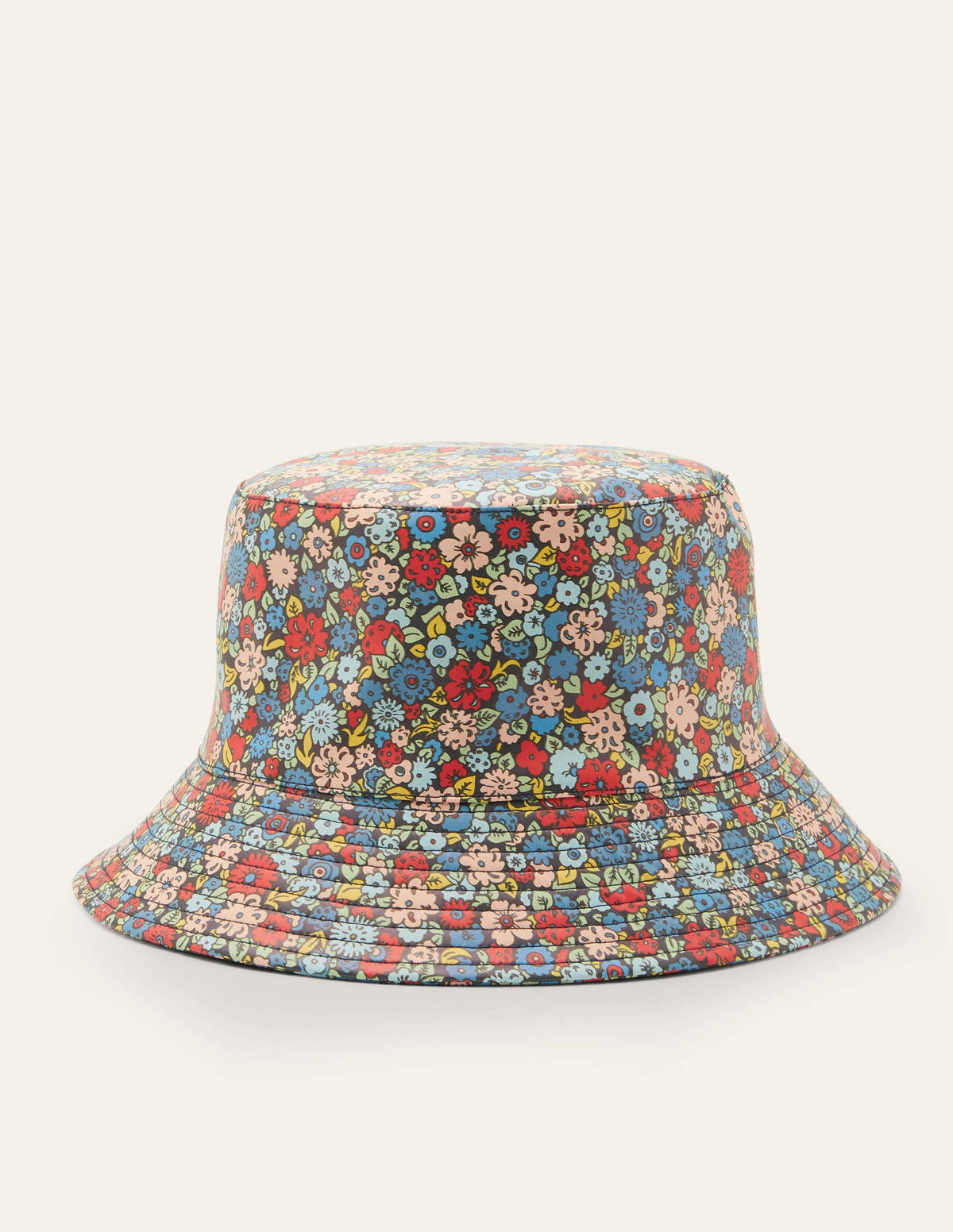 Waterproof Bucket Hat-French Navy, Floret Cluster-1