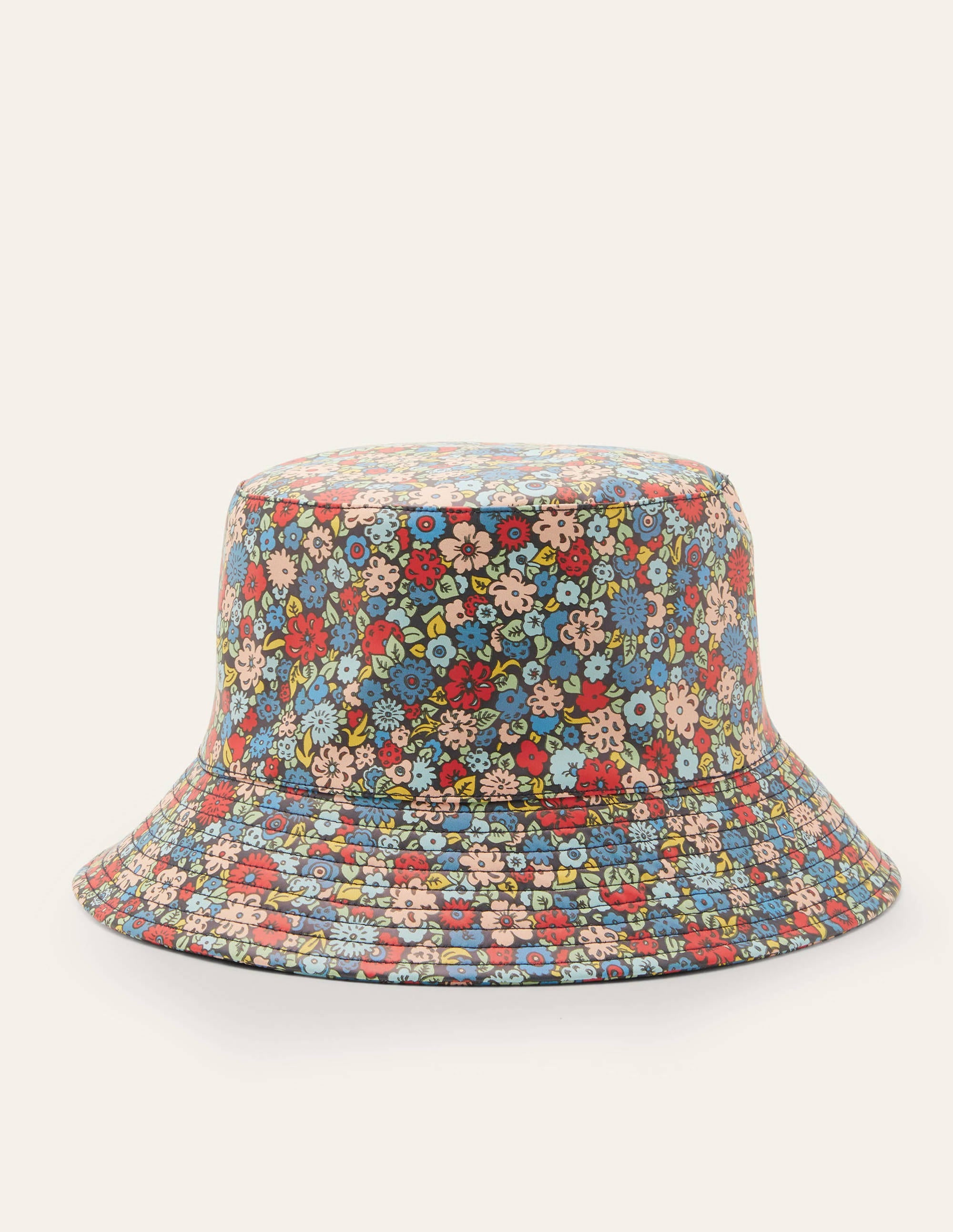 Waterproof Bucket Hat-French Navy, Floret Cluster - Image 1