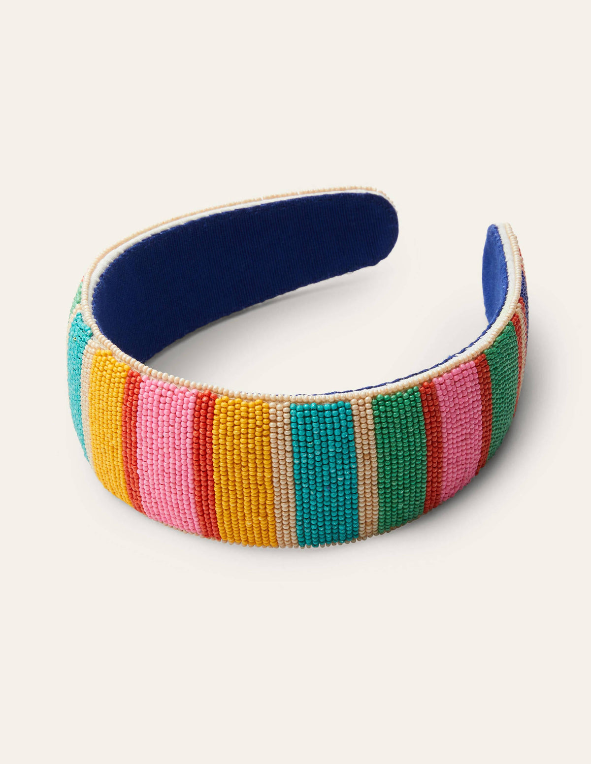 Embellished Headband-Multi Stripe-1