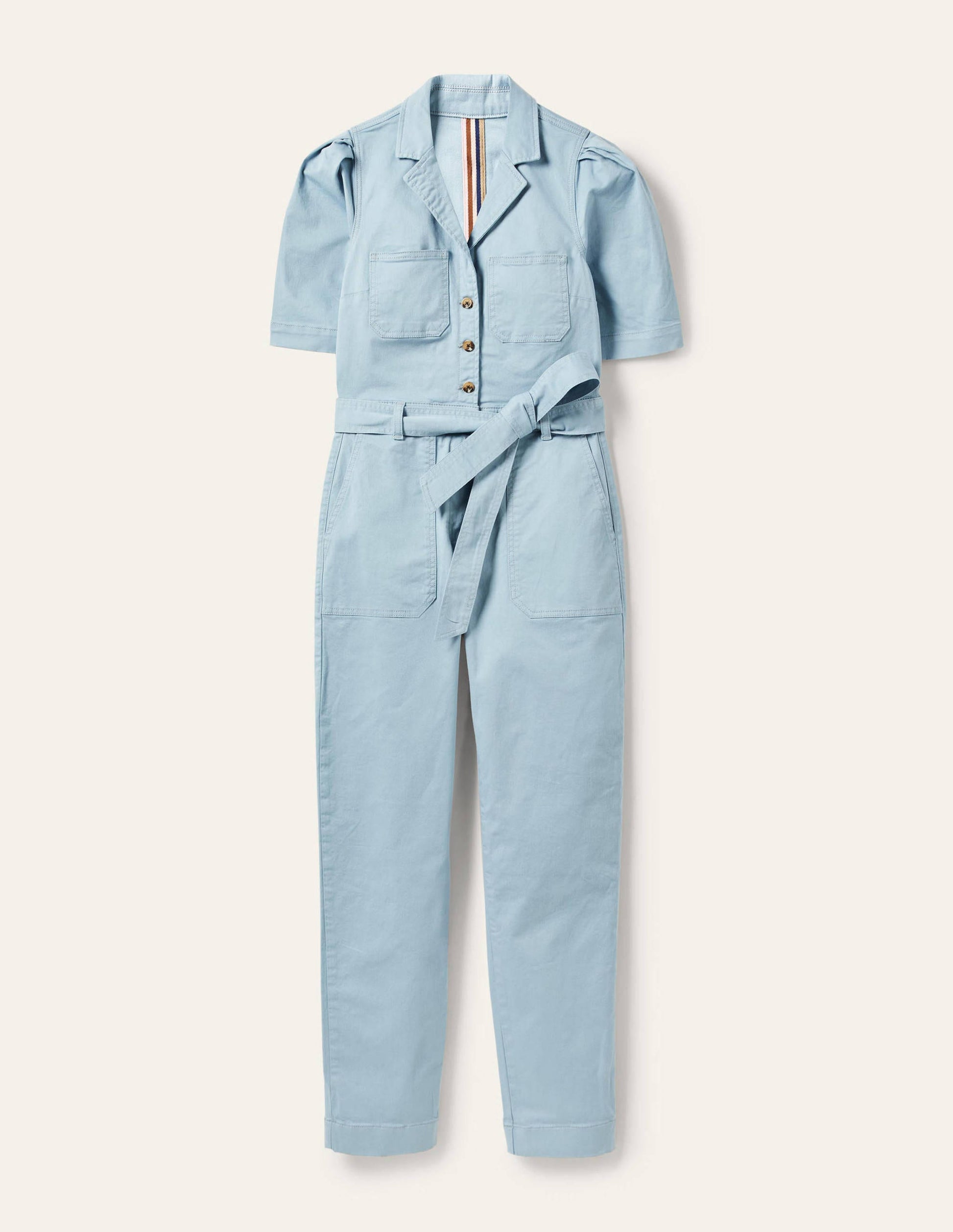 Puff Sleeve Jumpsuit-Breeze-5
