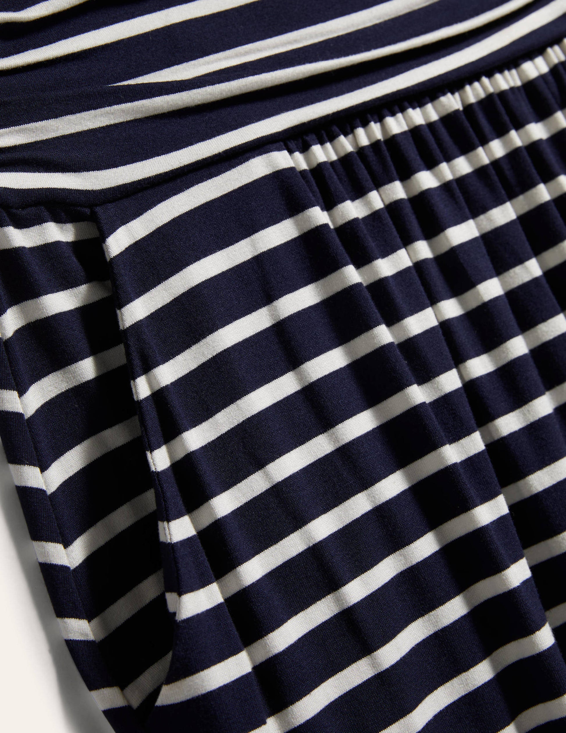 Amelie Jersey Dress-Navy/Ivory-7