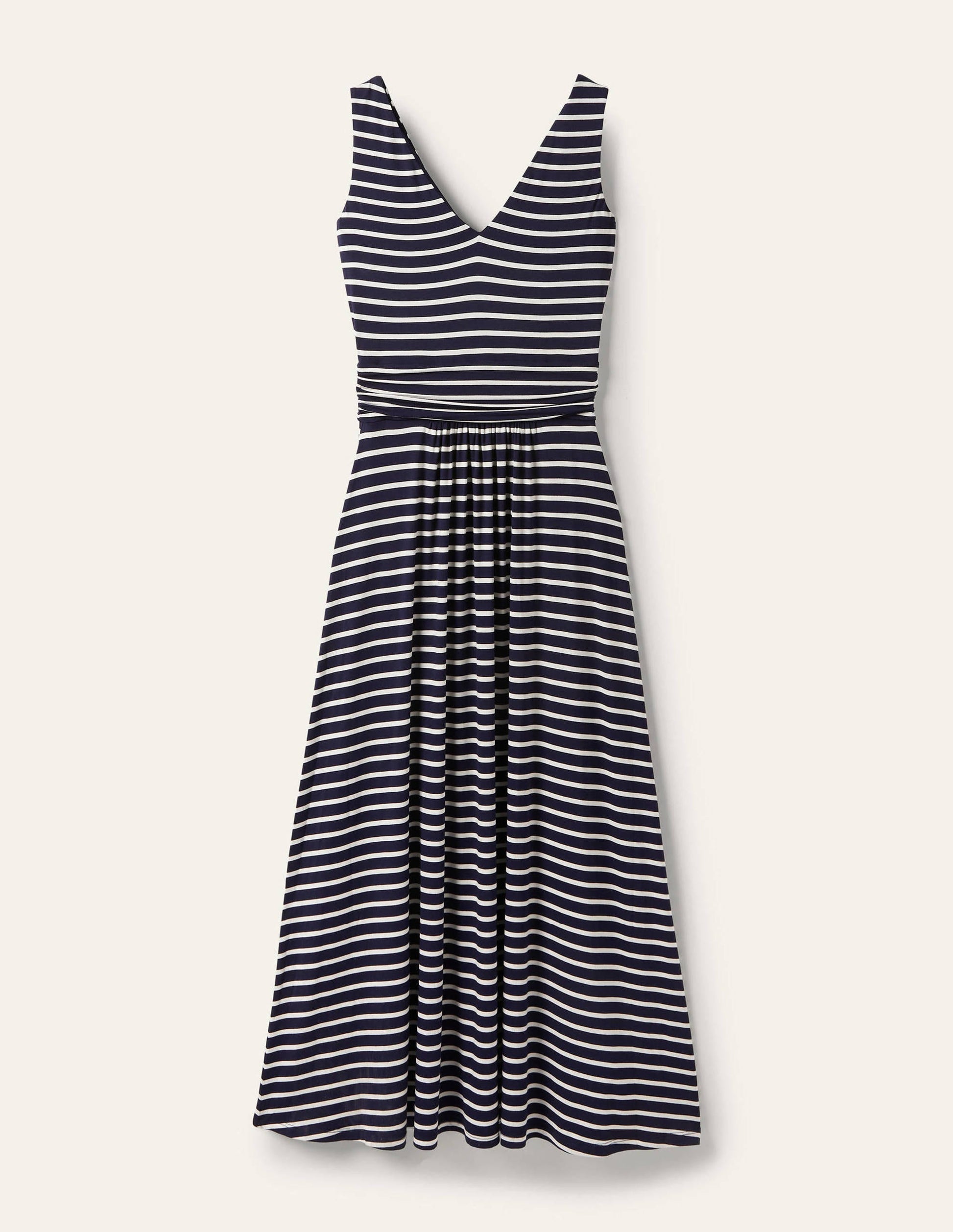 Sienna Jersey Maxi Dress-Navy/Ivory-5