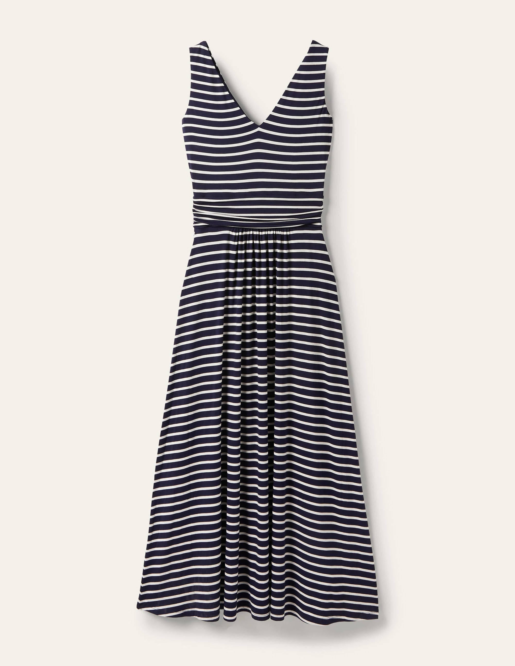Sienna Jersey Maxi Dress-Navy/Ivory - Image 5