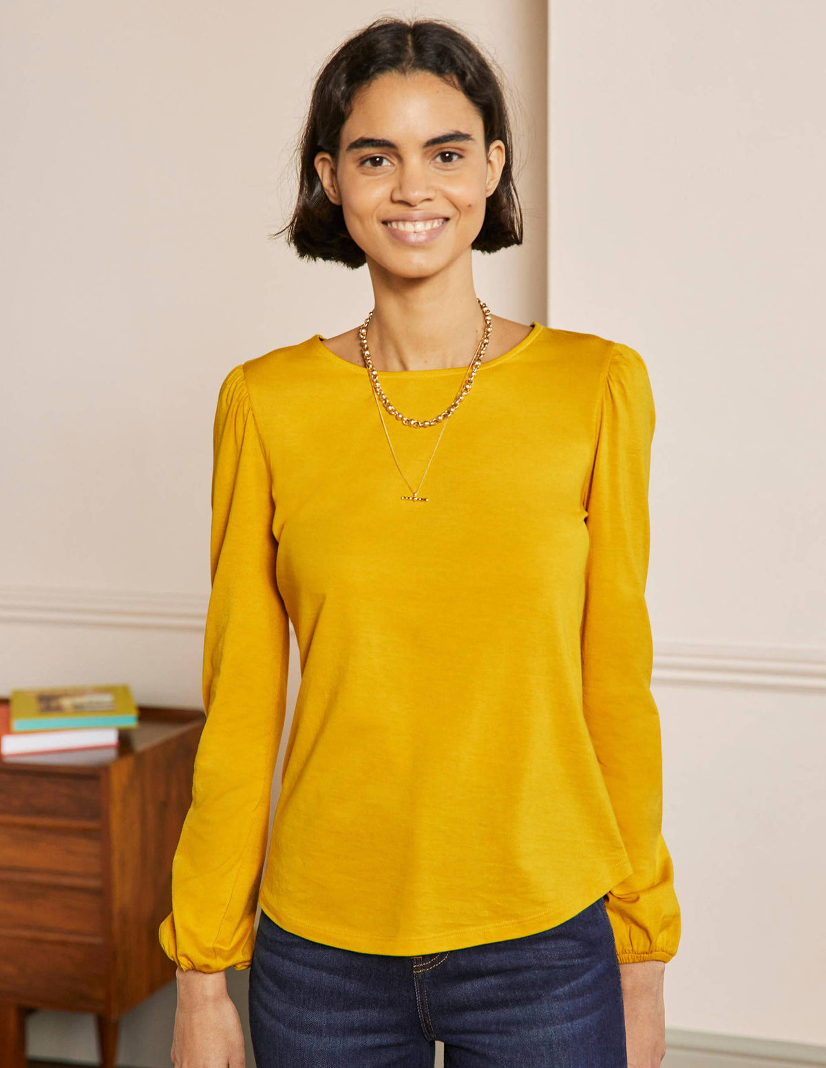 Supersoft Long Sleeve Top-Honeycomb - Image 1