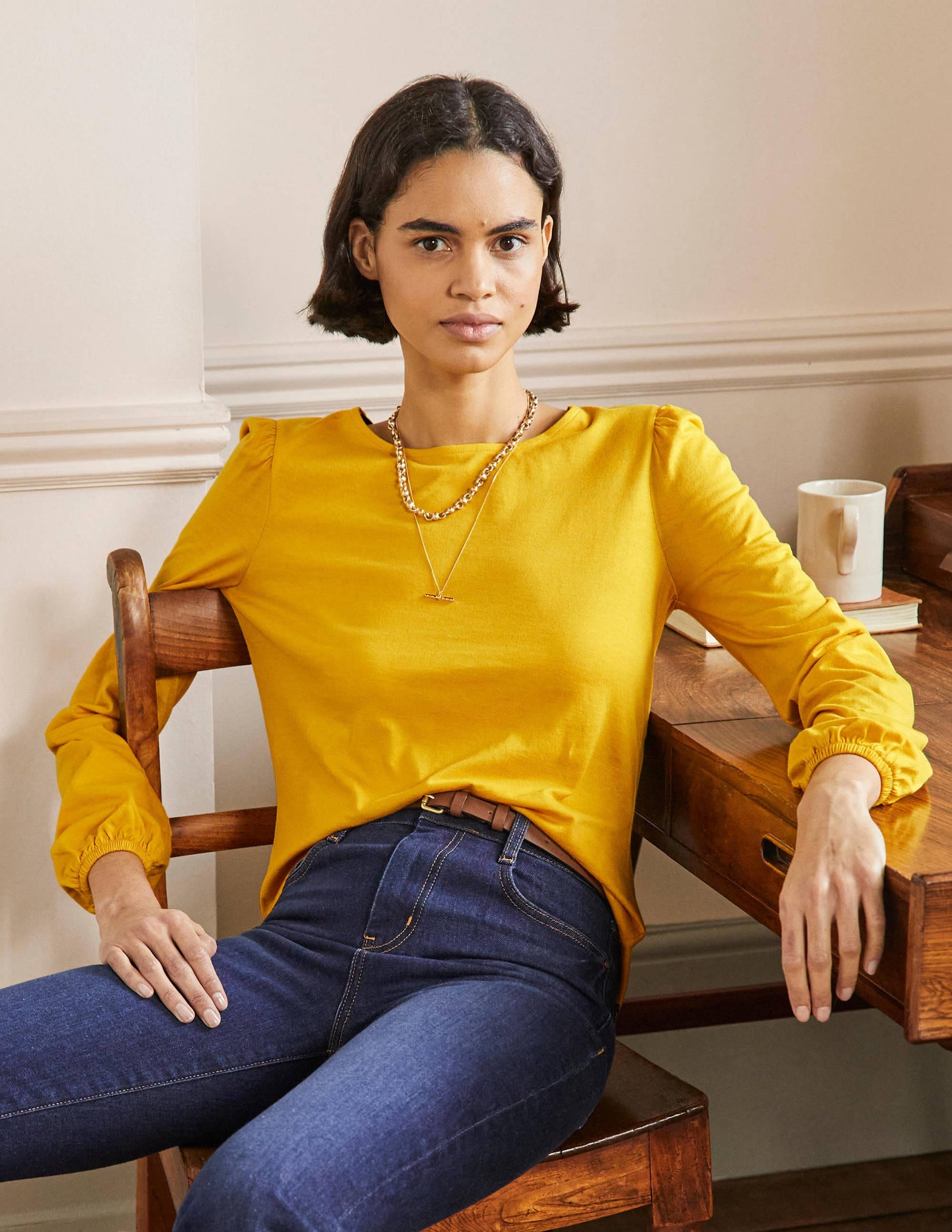 Supersoft Long Sleeve Top-Honeycomb-4