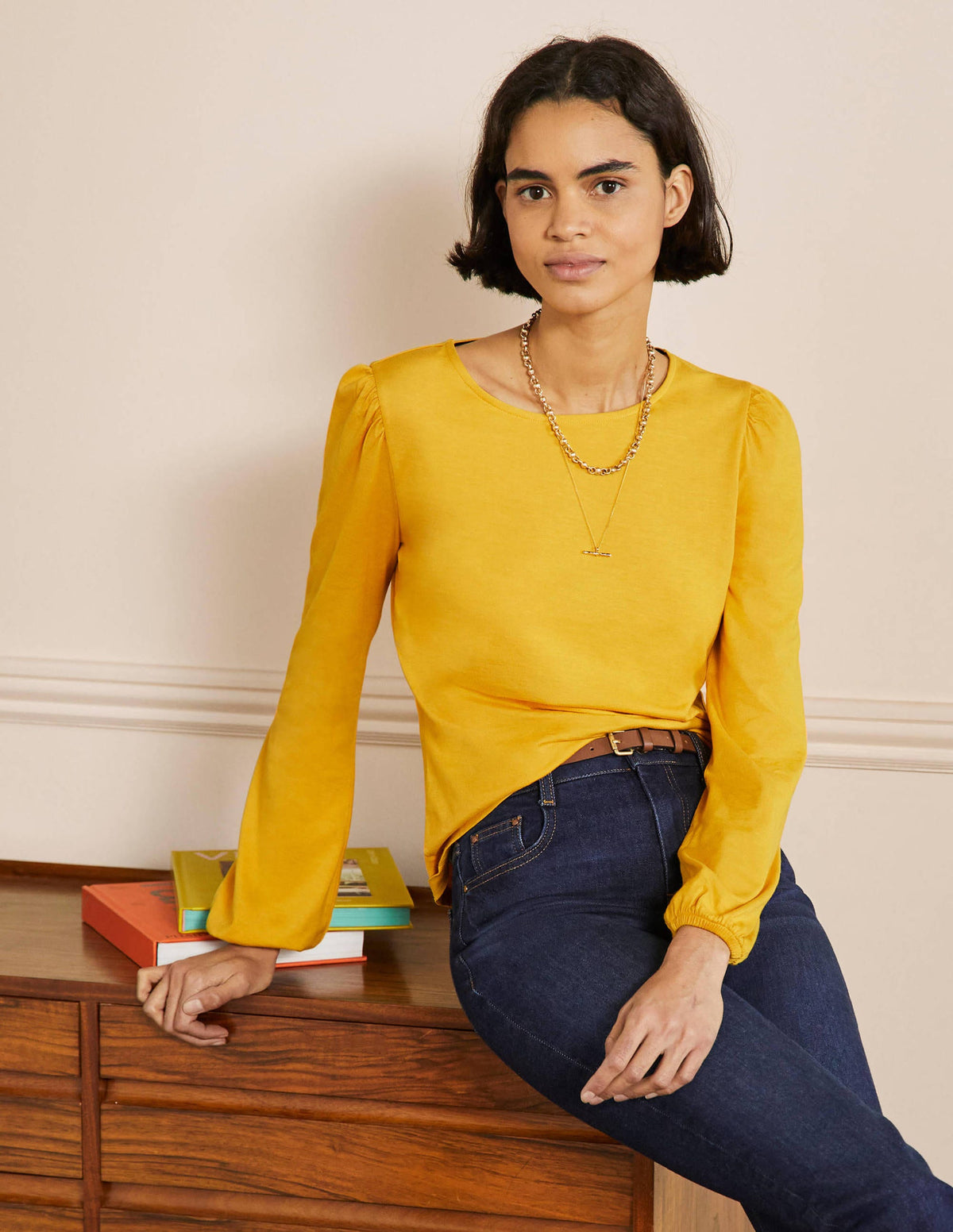 Supersoft Long Sleeve Top-Honeycomb-5