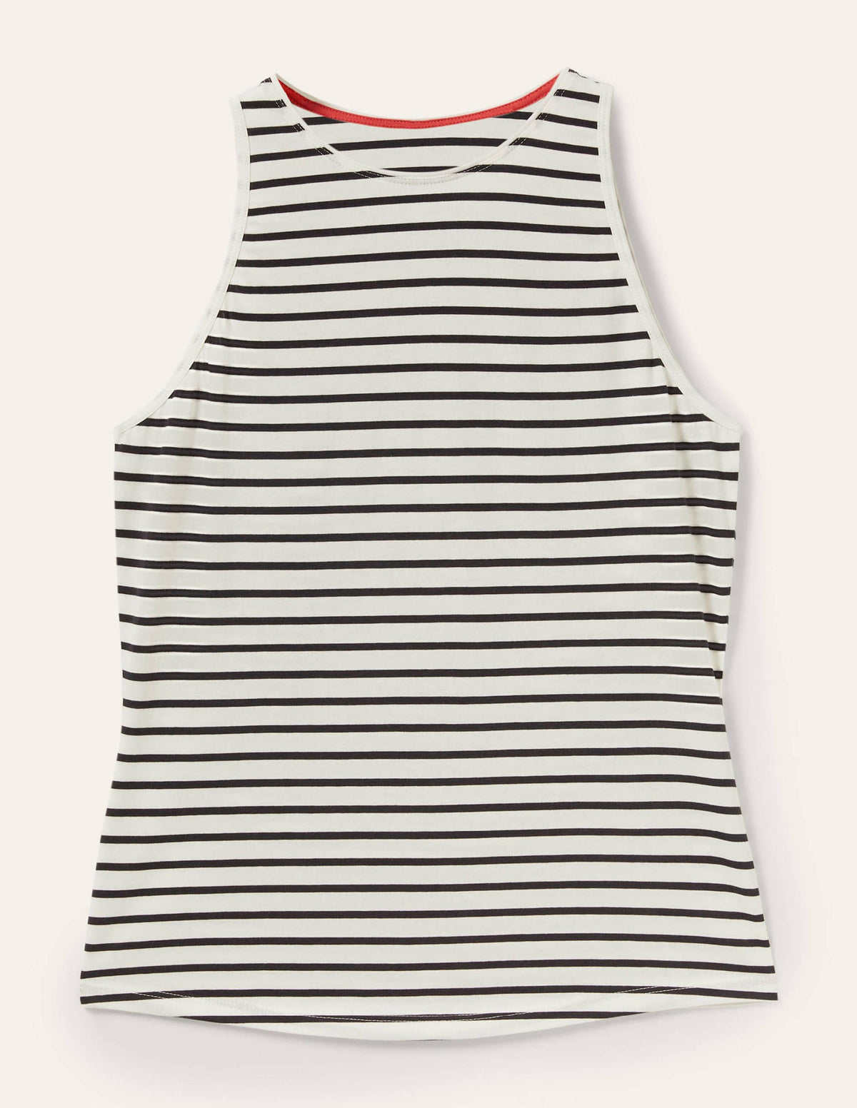 Supersoft Vest-Ivory / Navy Stripe - Image 11