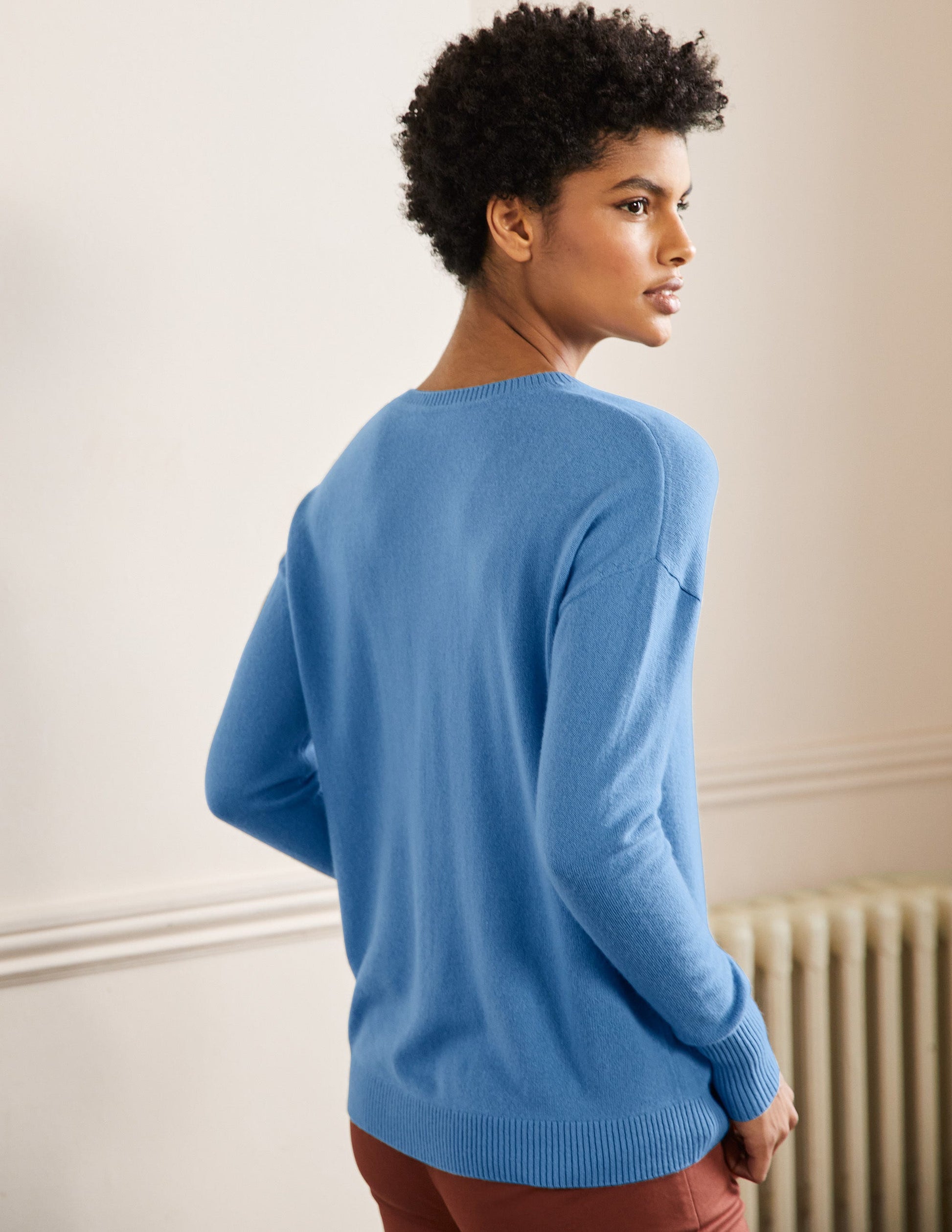 Cashmere Cardigan-Riviera Blue-3