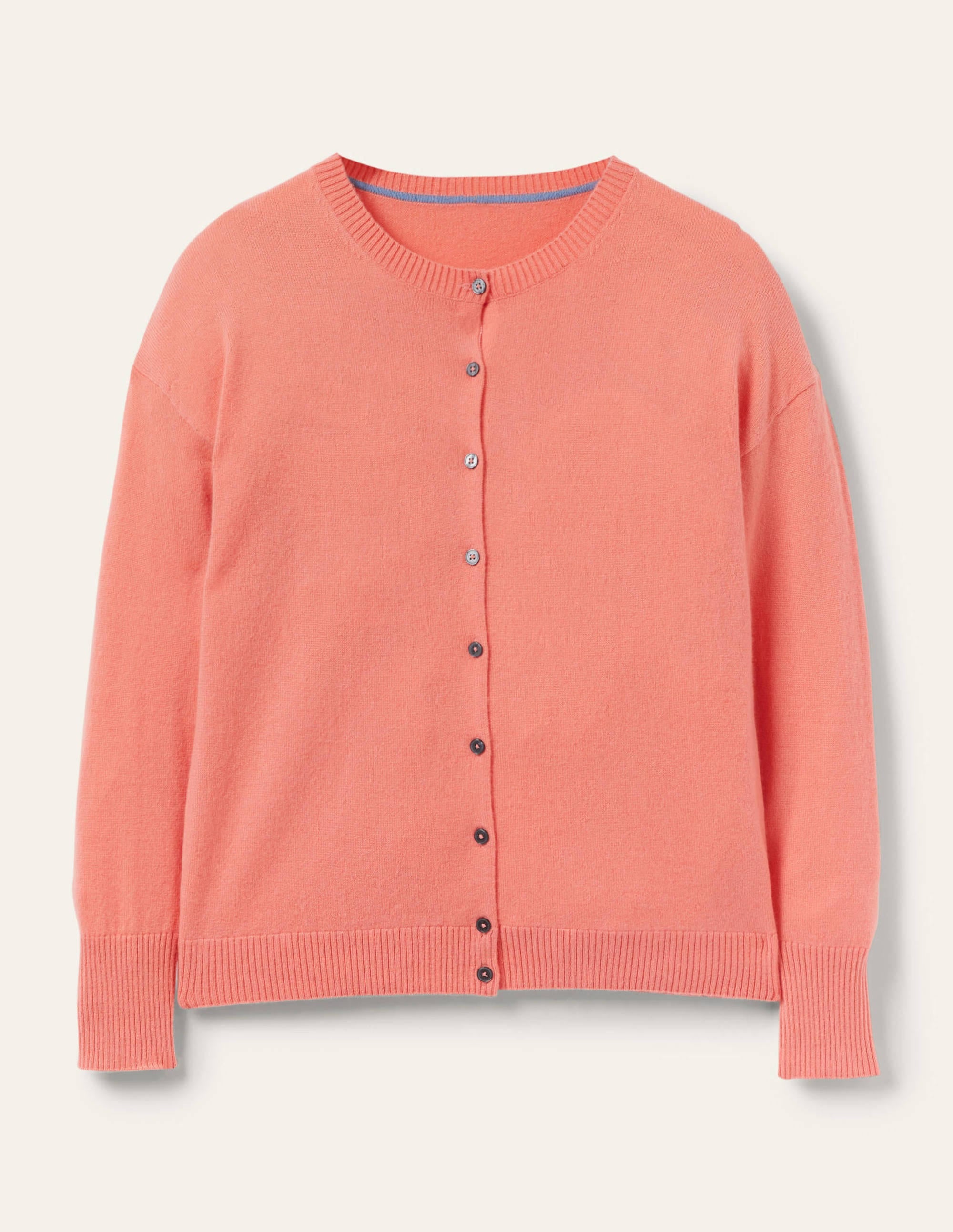 Cashmere Cardigan-Chalky Coral - Image 9