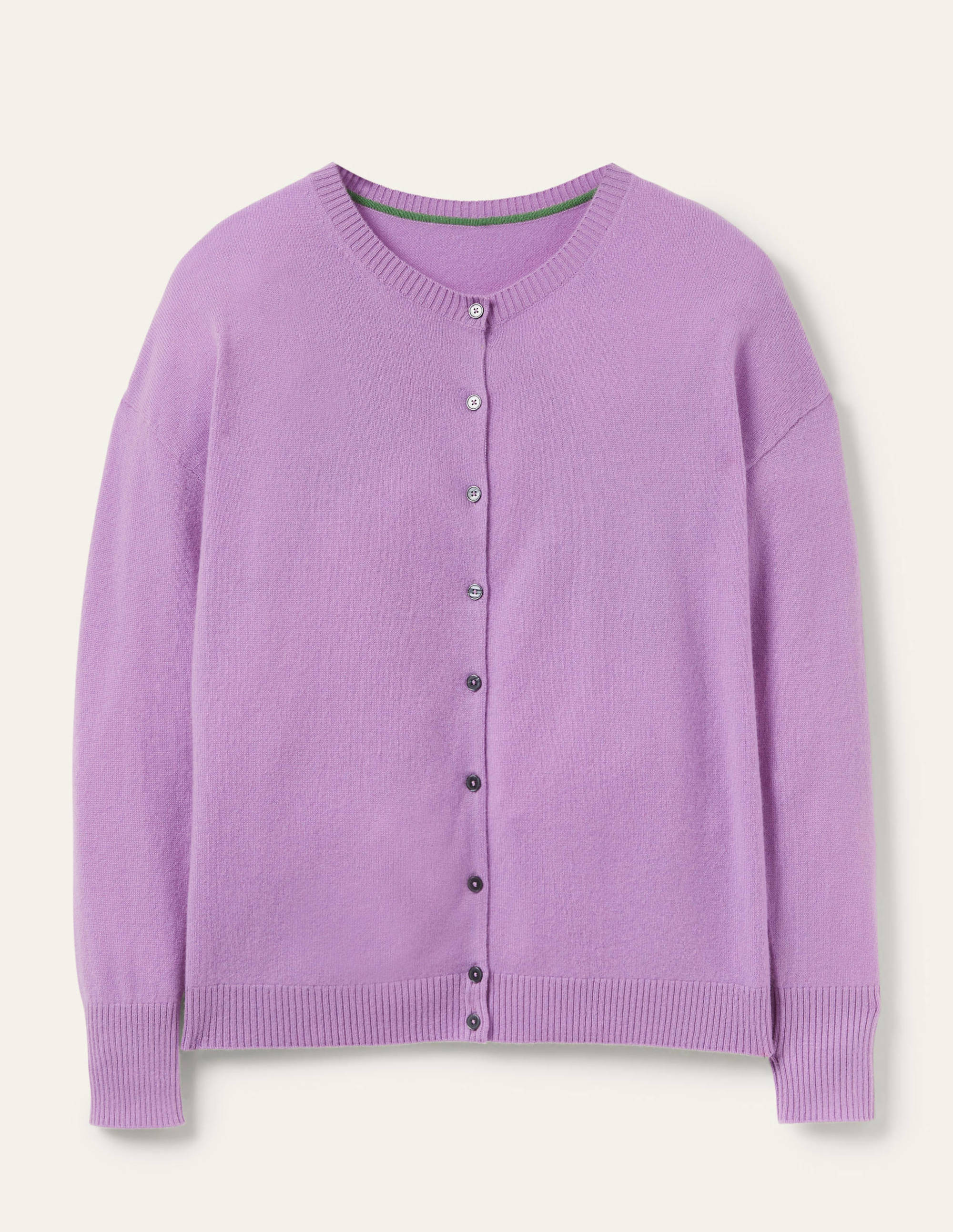 Cashmere Cardigan-African Violet - Image 6