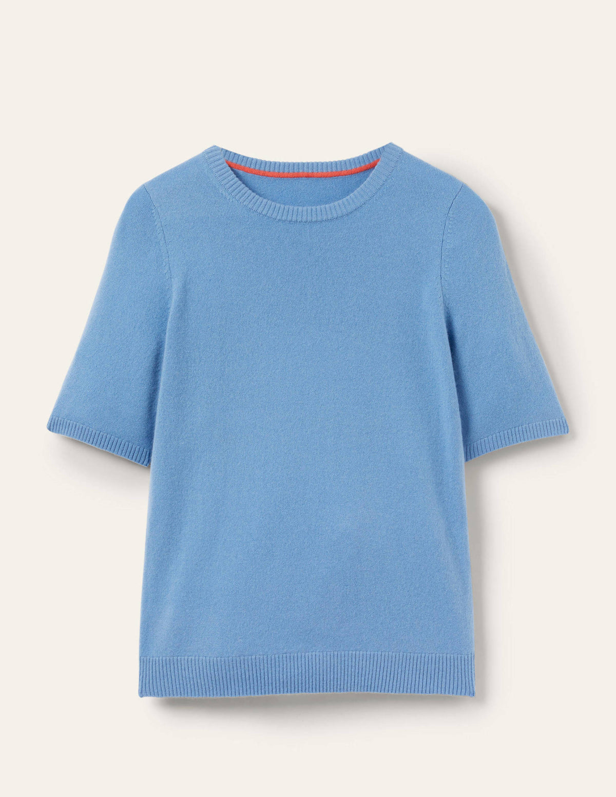 Cashmere Knitted Top-Riviera Blue-5