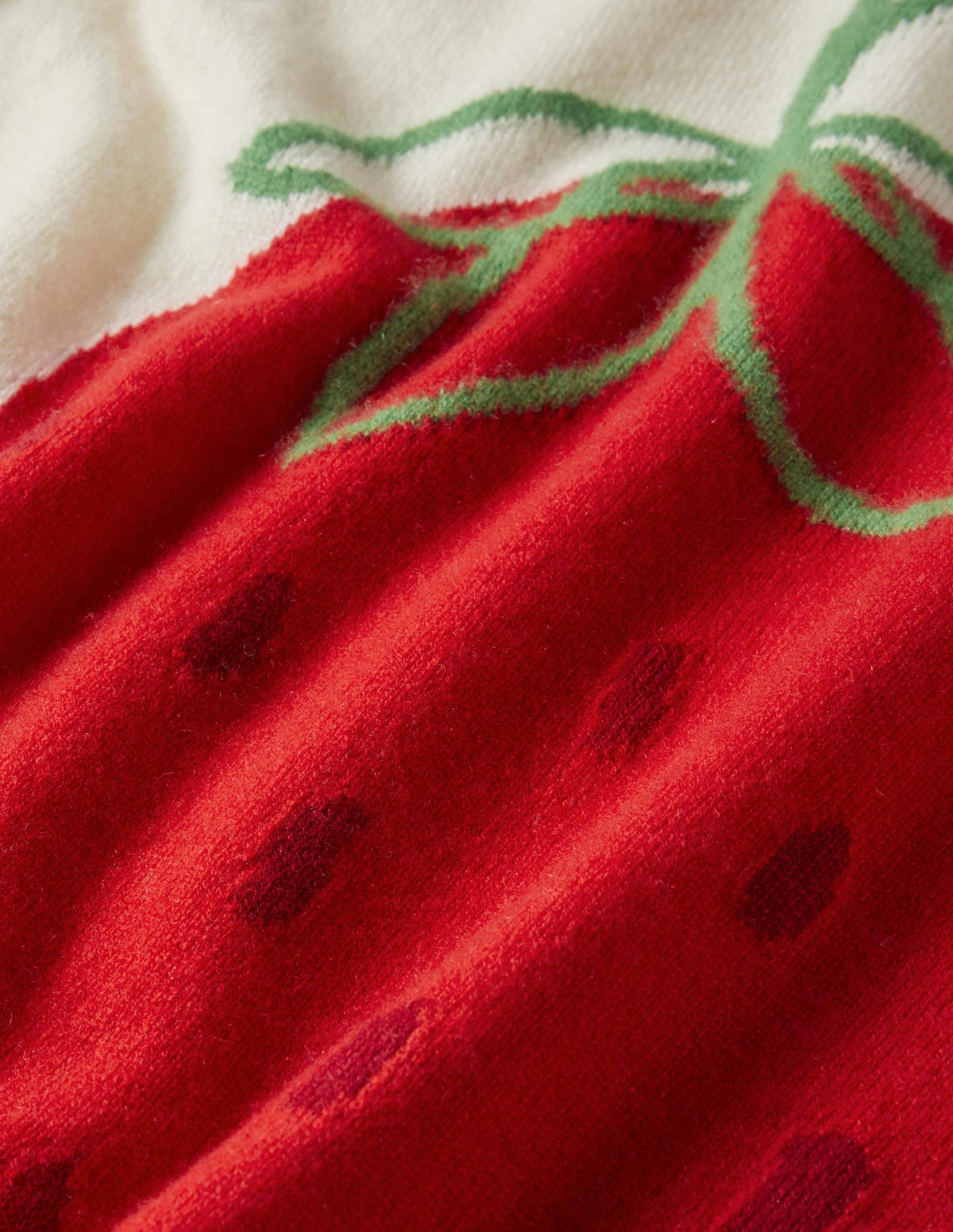 Margot Cashmere Jumper-Ivory, Strawberry - Image 5
