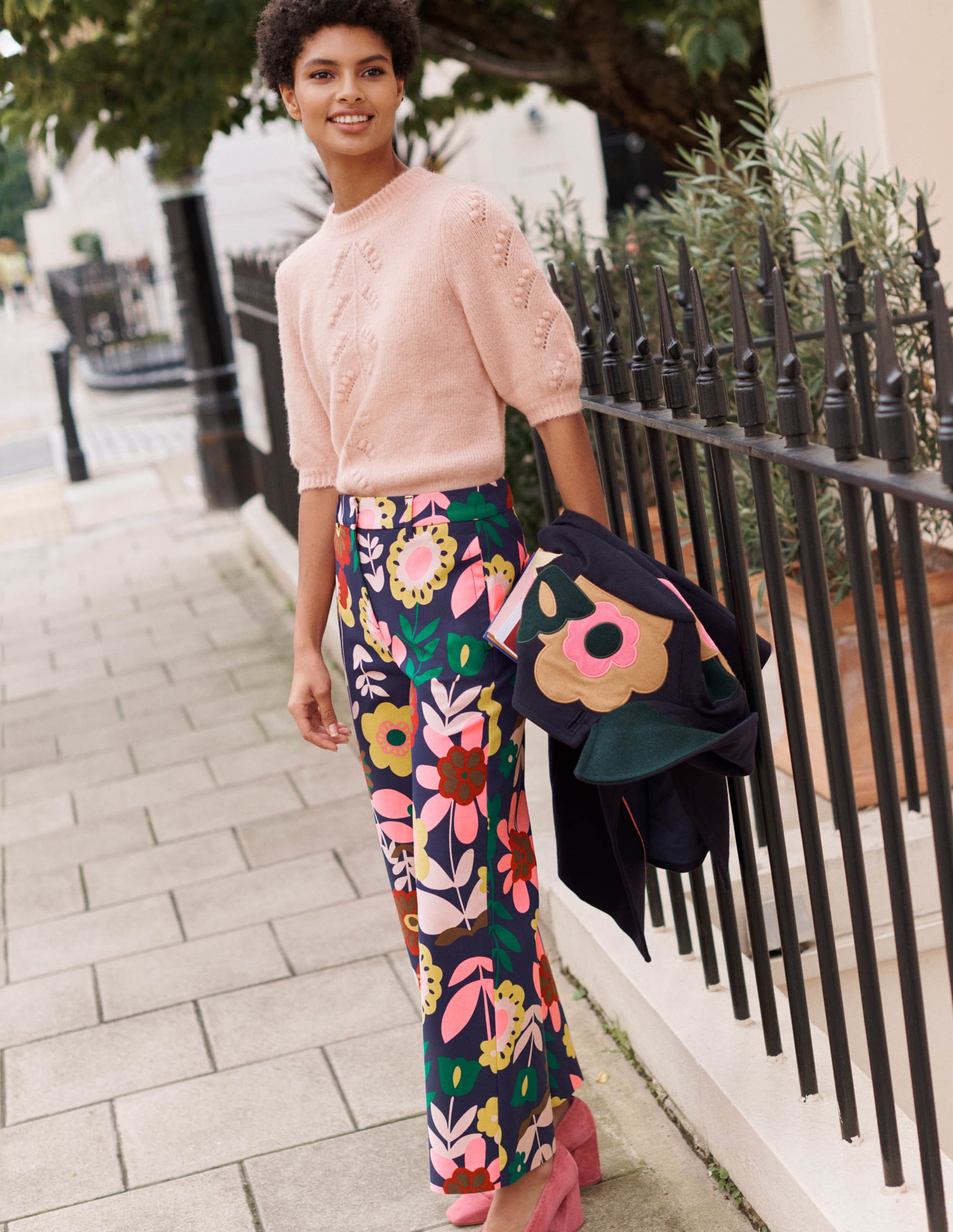 Fluffy Knitted T-shirt-Milkshake - Image 5