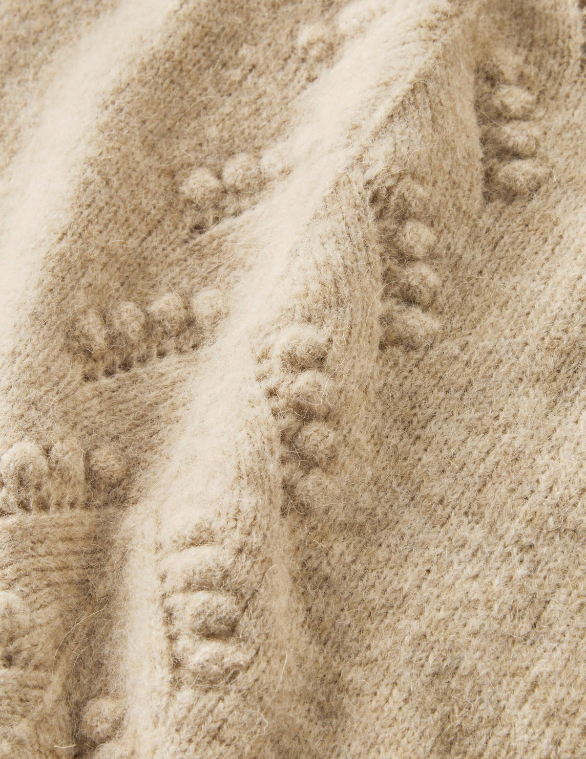 Fluffy Knitted T-shirt-Chinchilla Melange - Image 5
