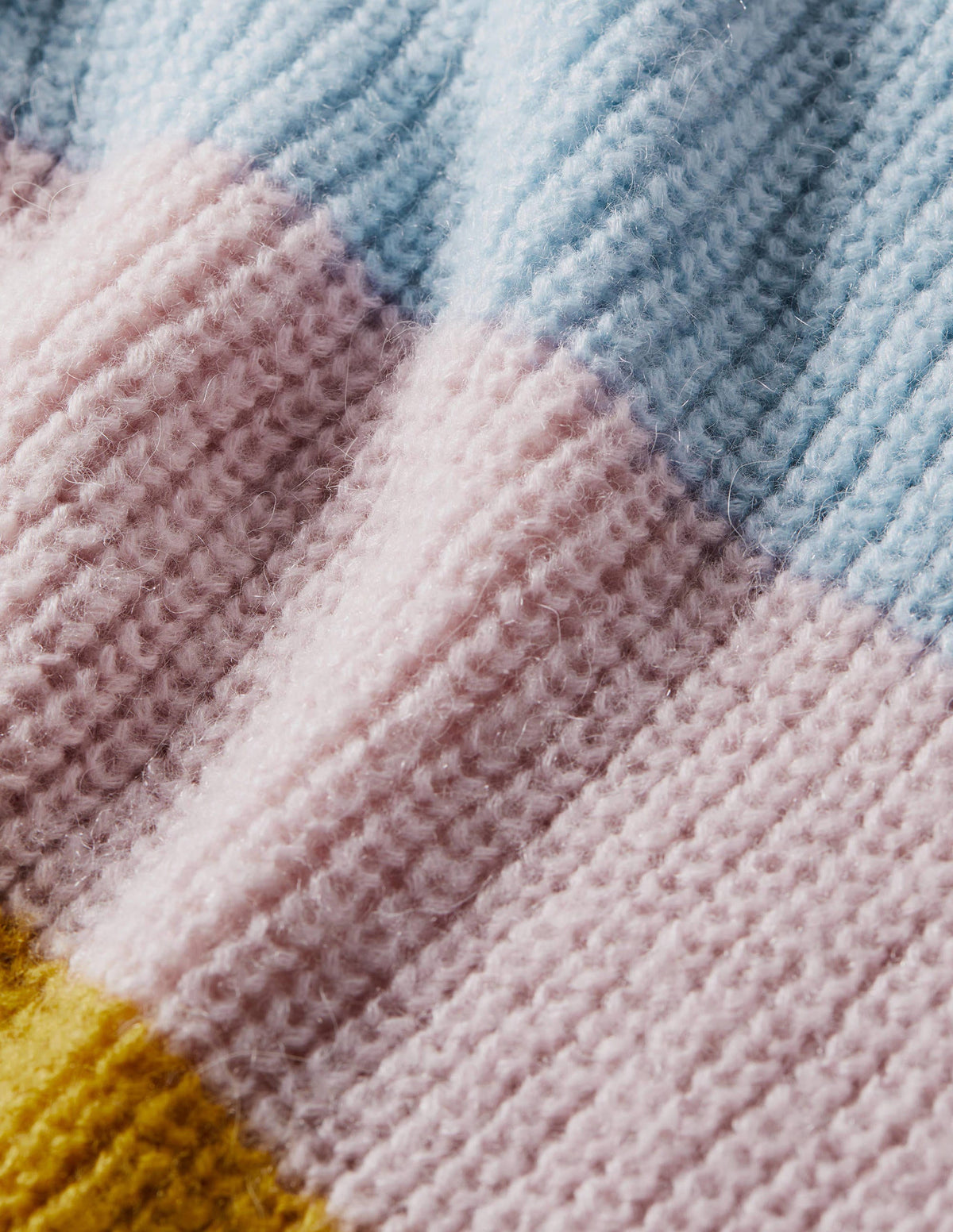 Blouson Cuff Fluffy Jumper-Fluffy Rainbow Multi Stripe - Image 6