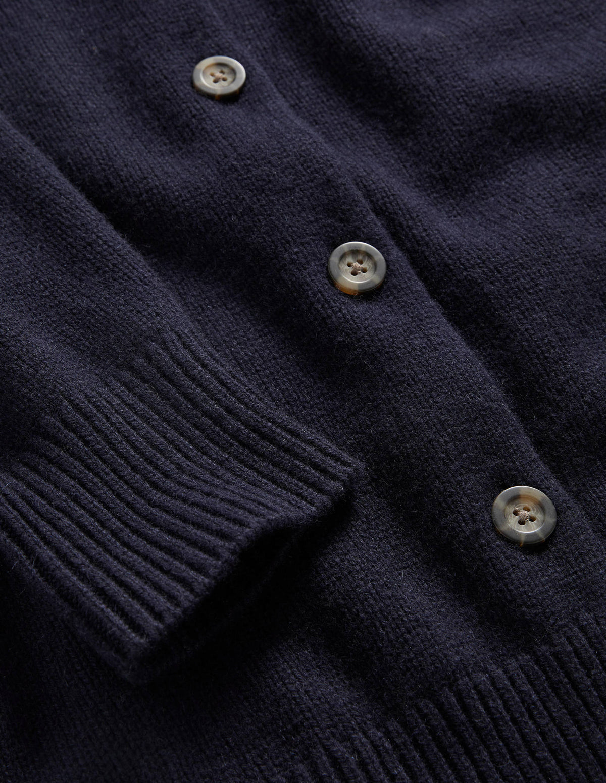 Chunky Cashmere Cardigan-Navy-6