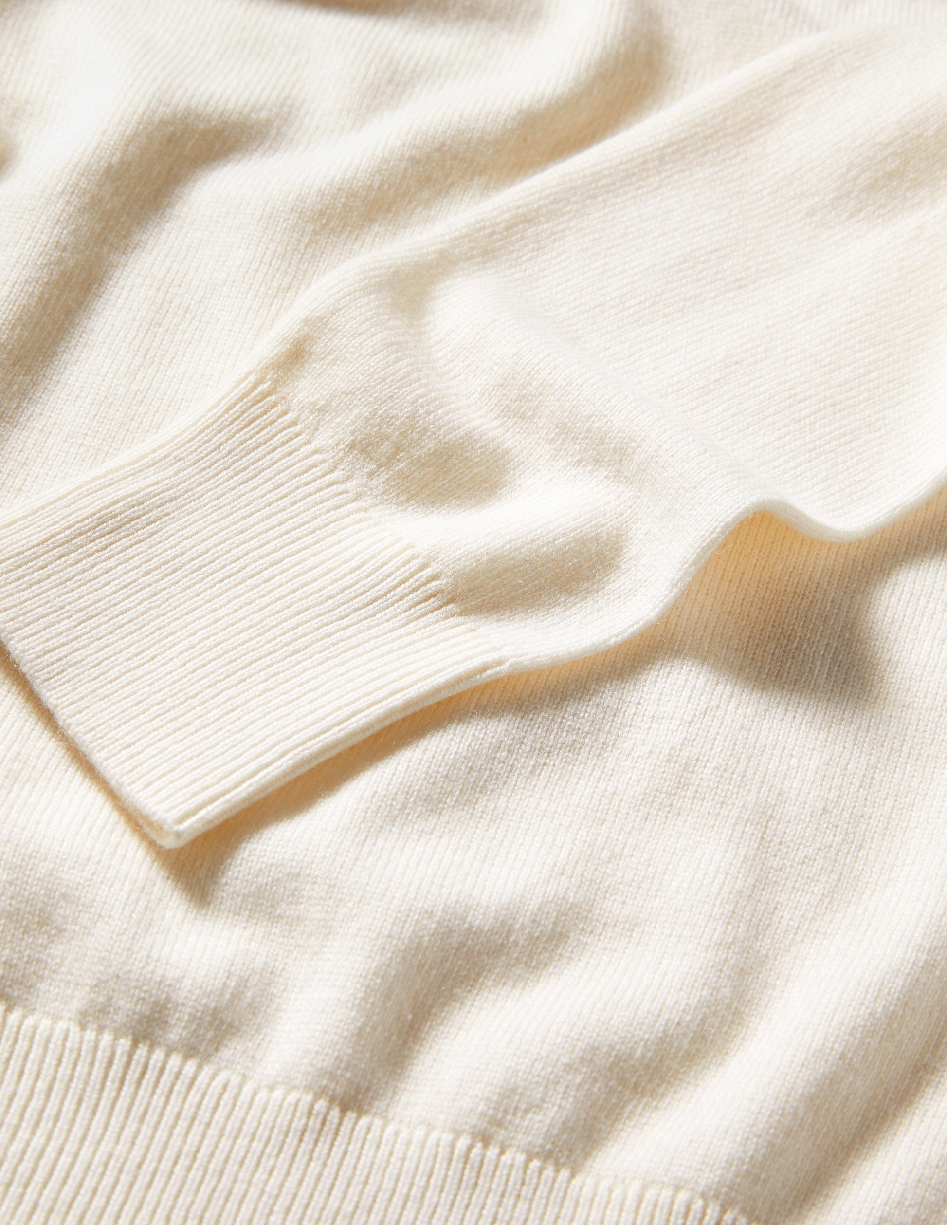 Square Neck Puff Sleeve Jumper-Ivory-6