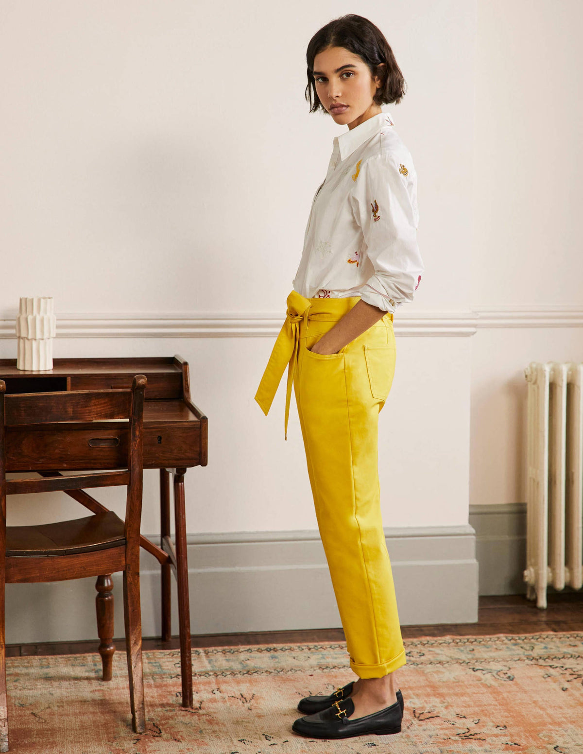 Tailored Tie Waist Trouser-Wasp-1