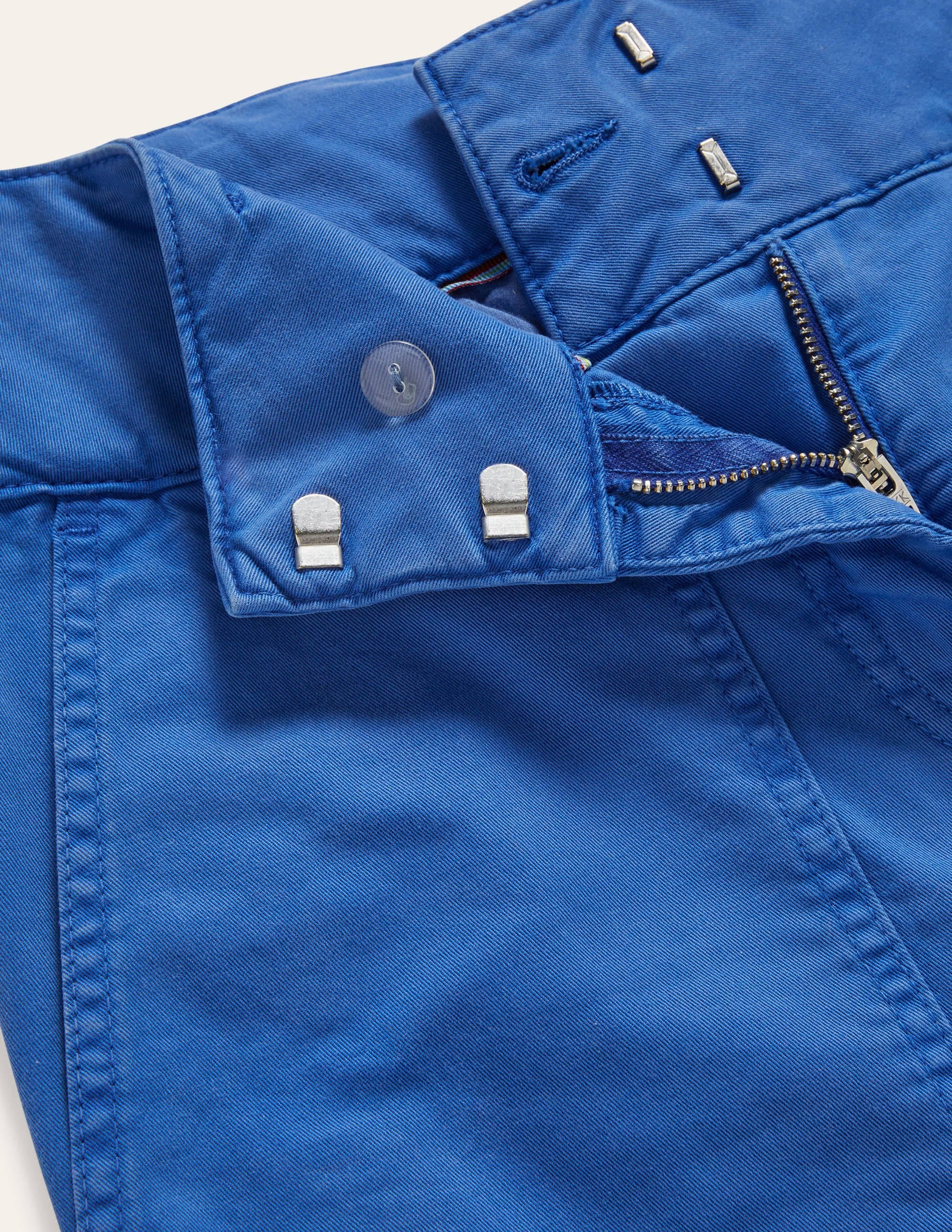 Belted Chino Trousers-Atlantic Ocean Blue - Image 6