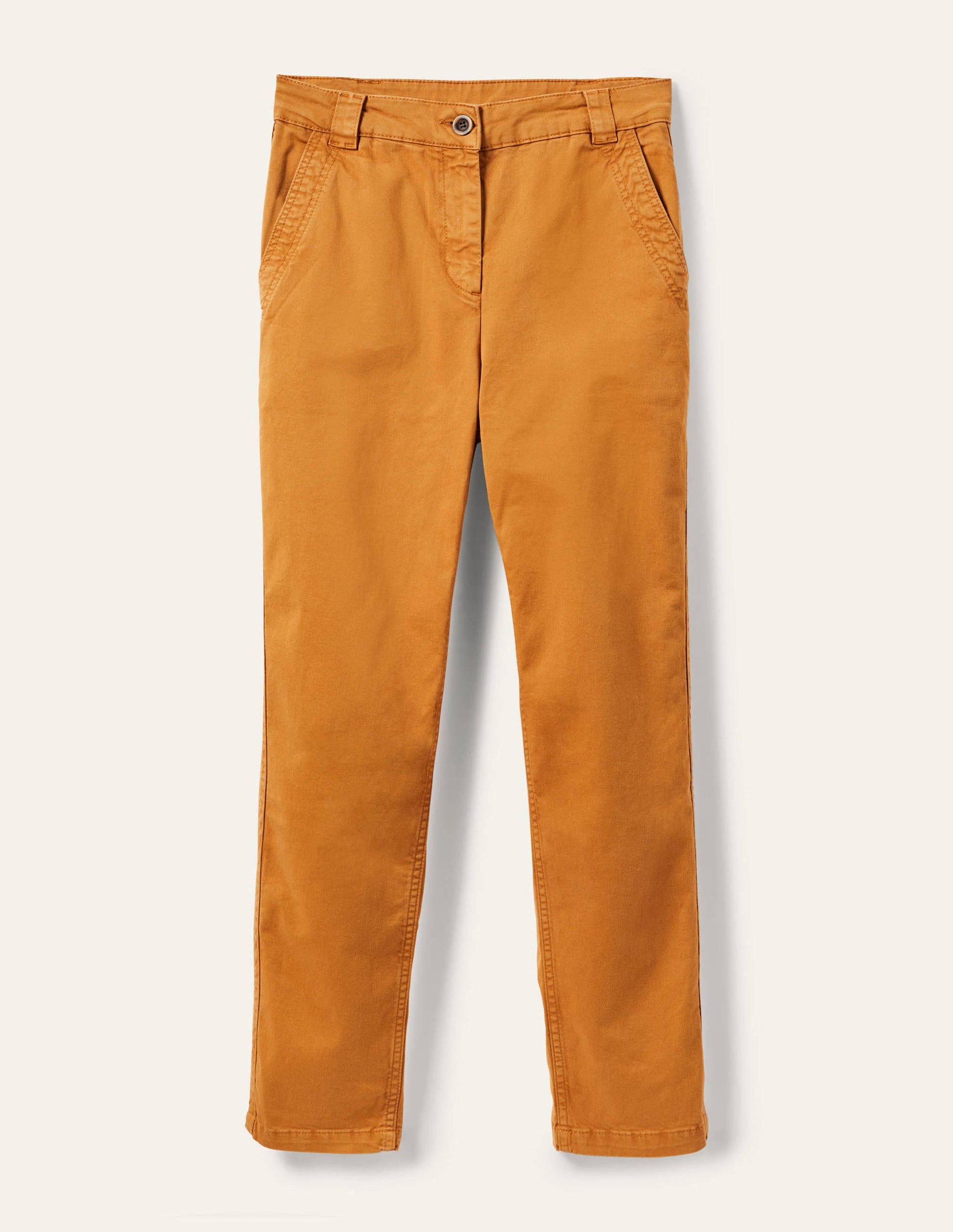 Classic Chino Trousers-Teak Wood Brown-5