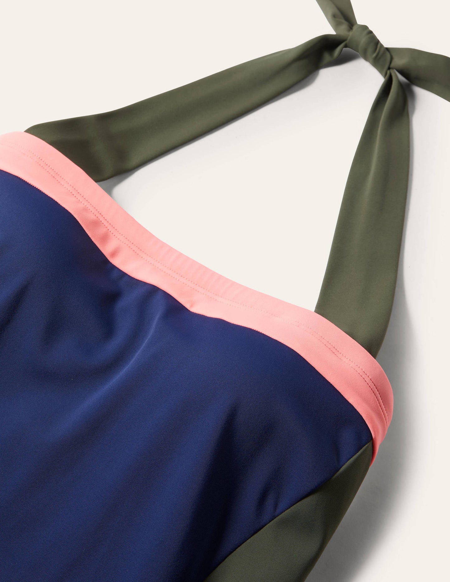 Santorini Tankini Top-French Navy Colourblock