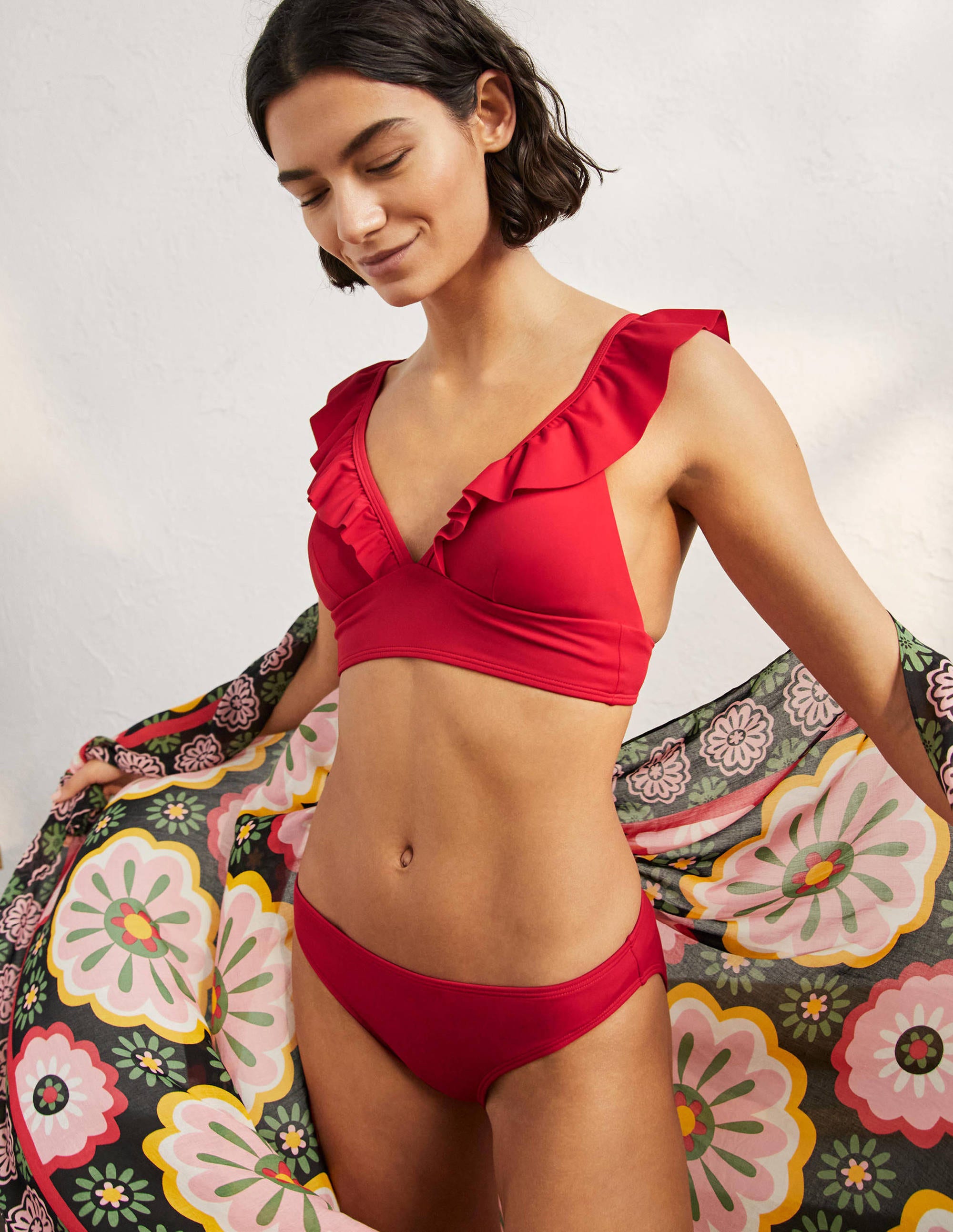 Classic Bikini Bottoms-Red - Image 1