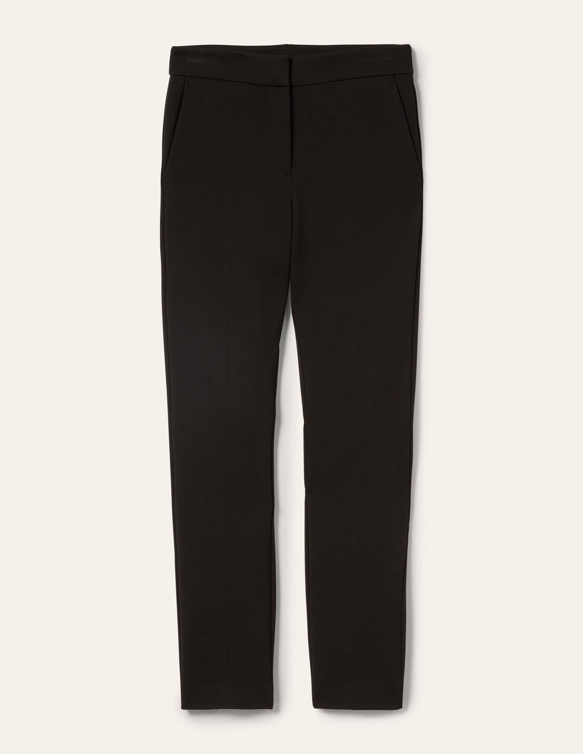 Hampshire 7/8 Ponte Trousers-BLACK - Image 7