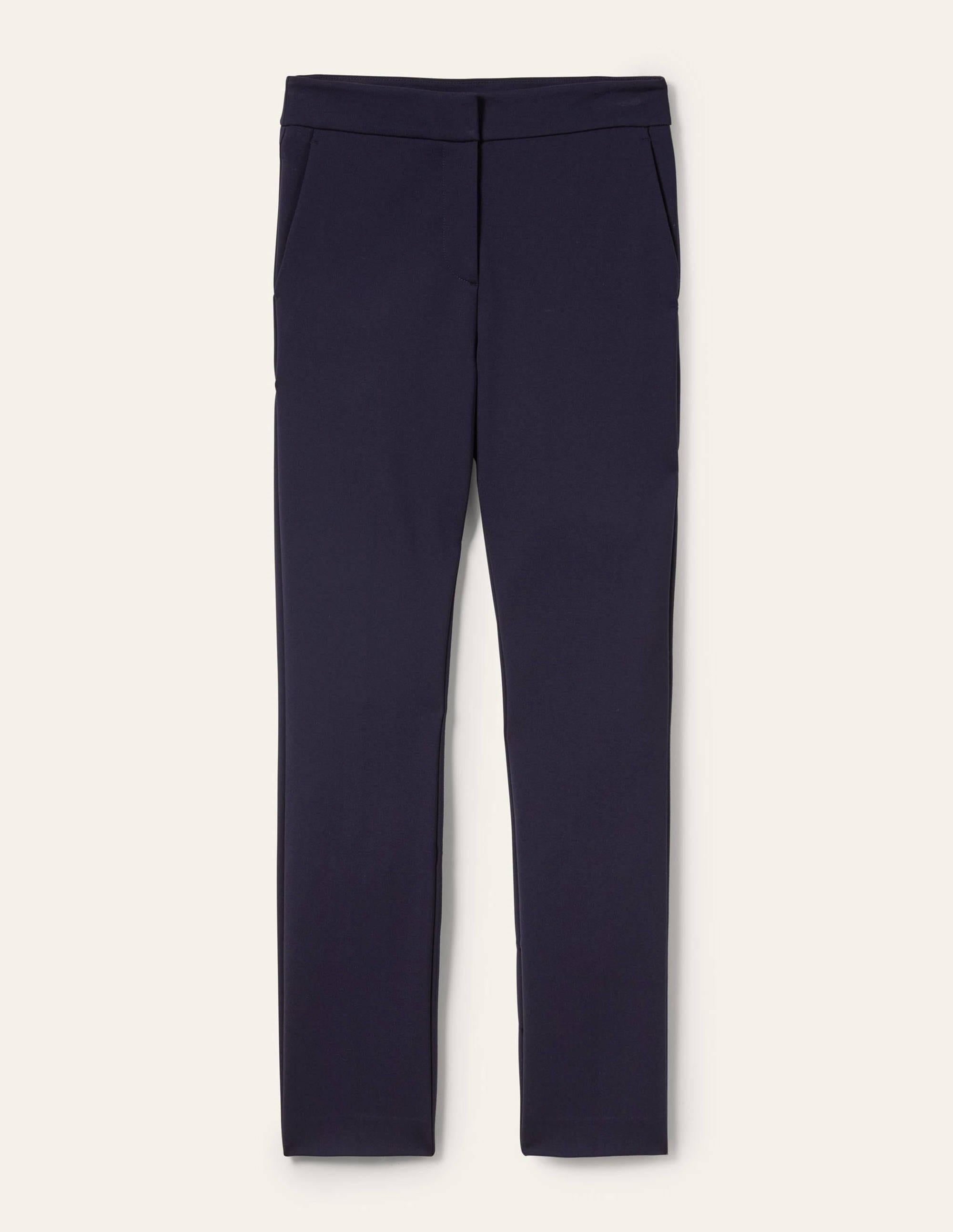 Hampshire 7/8 Ponte Trousers-Navy - Image 6