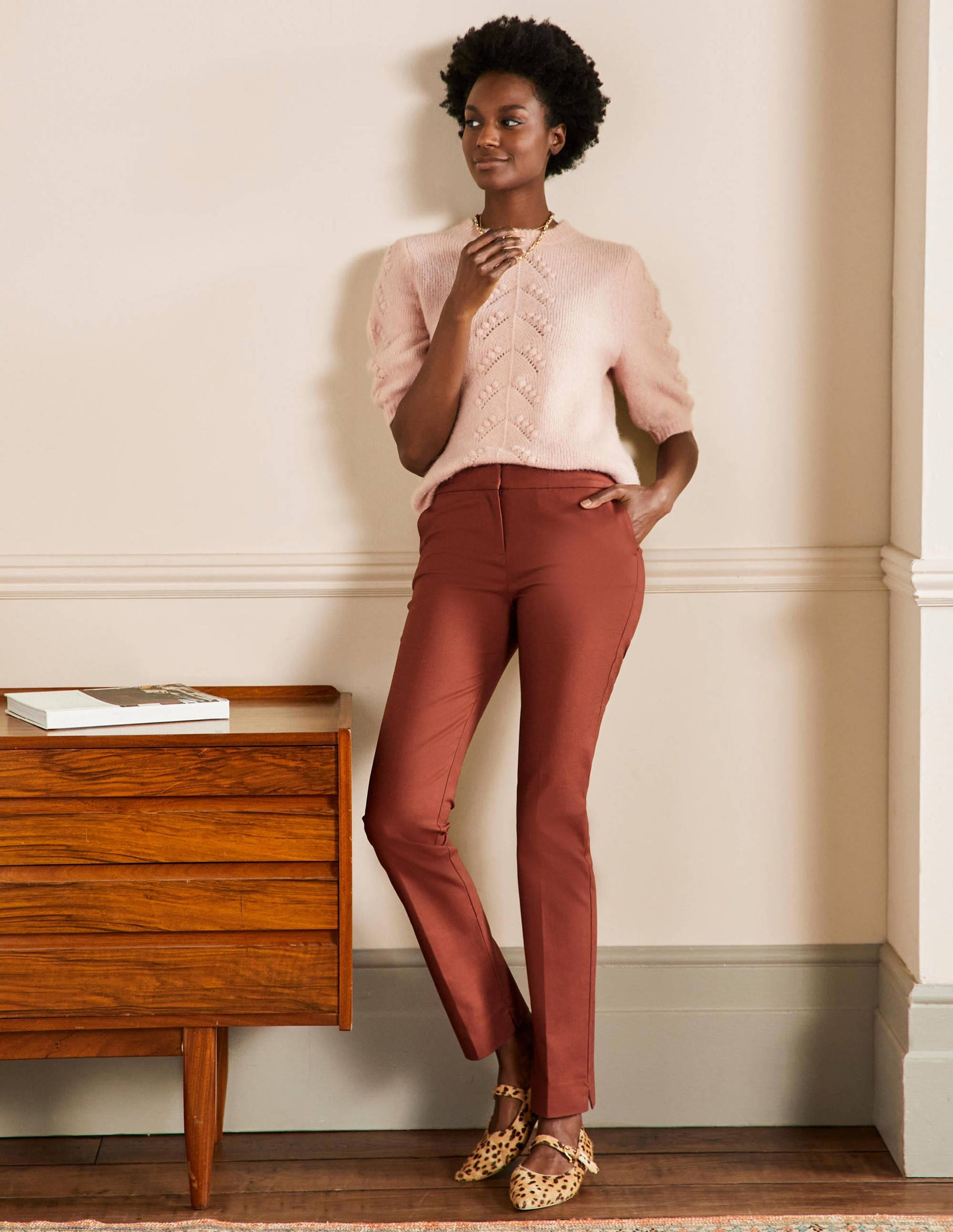 Richmond Trouser-Red Oak-1