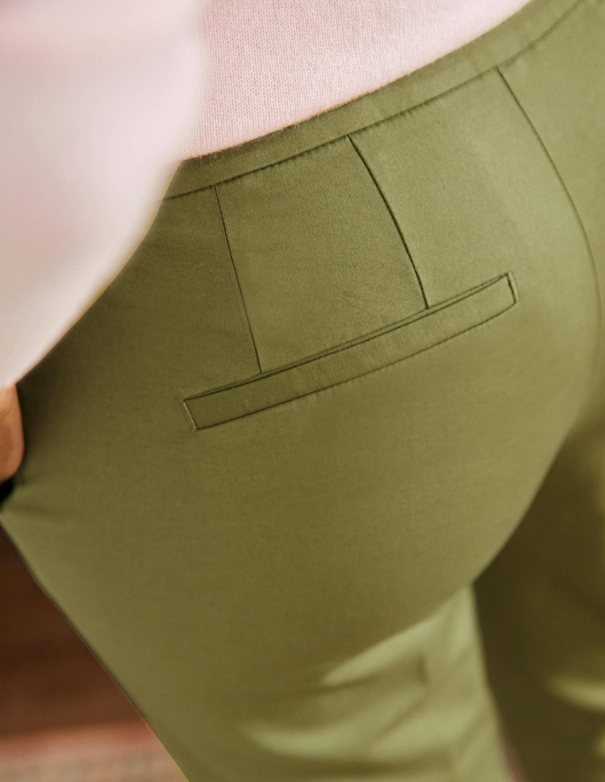 Richmond Trouser-Pea Green-2