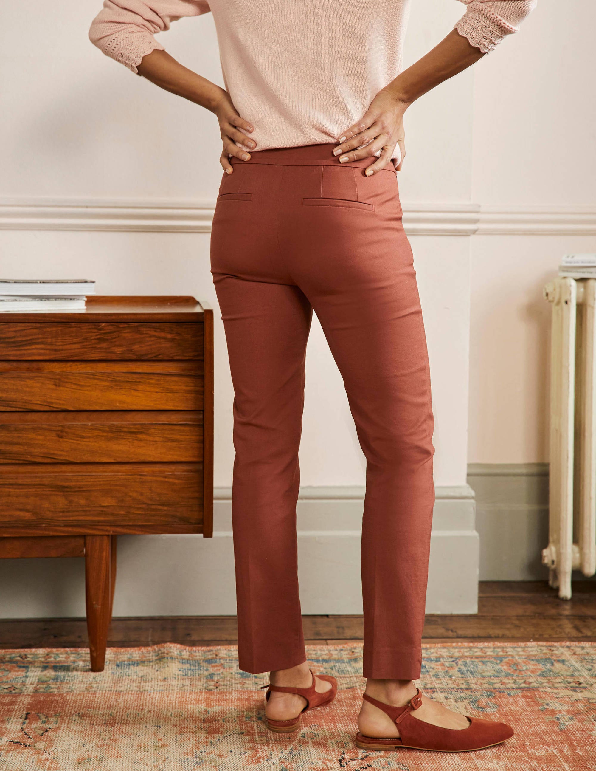Richmond 7/8 Trouser-Red Oak - Image 3
