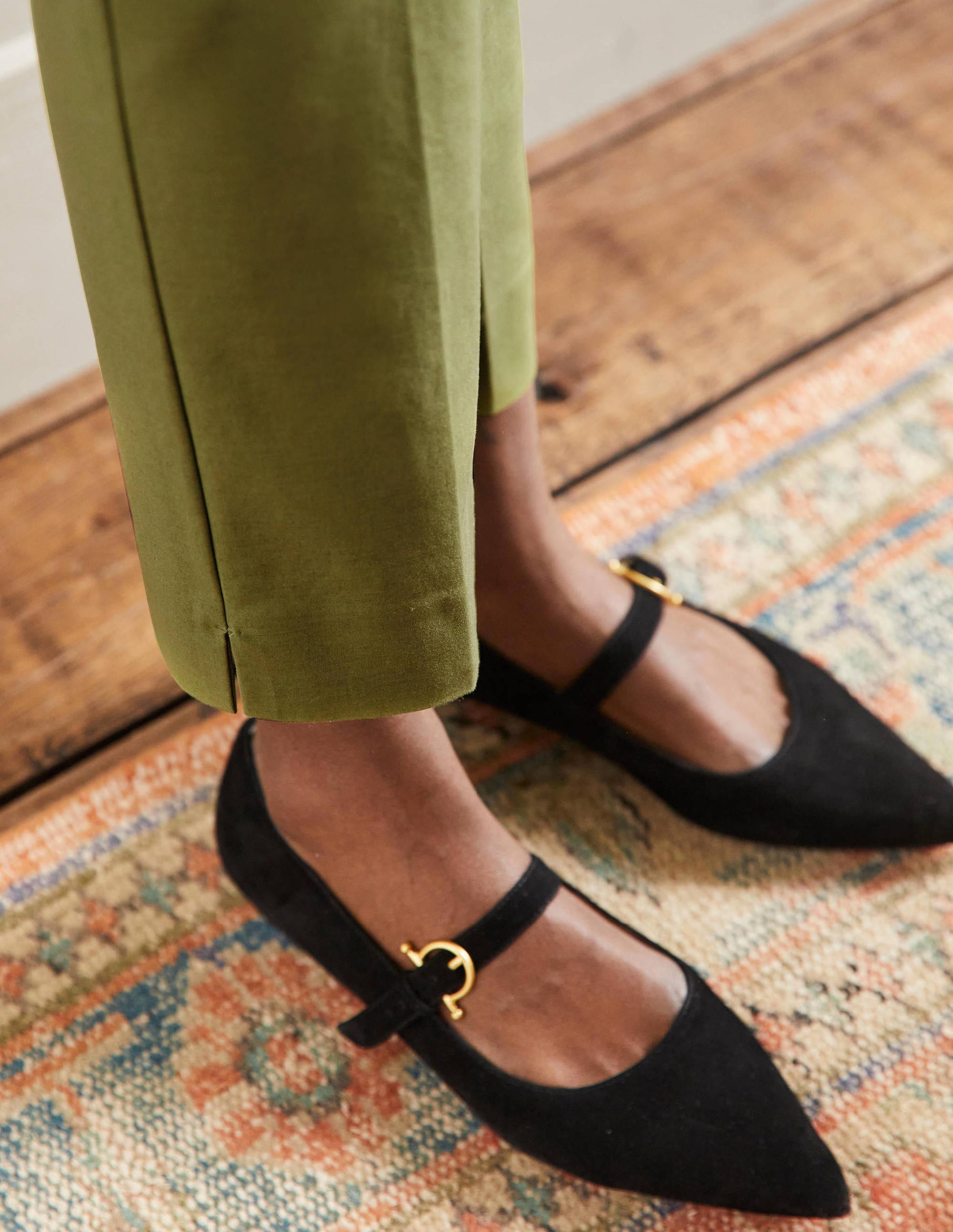 Richmond 7/8 Trouser-Pea Green - Image 2