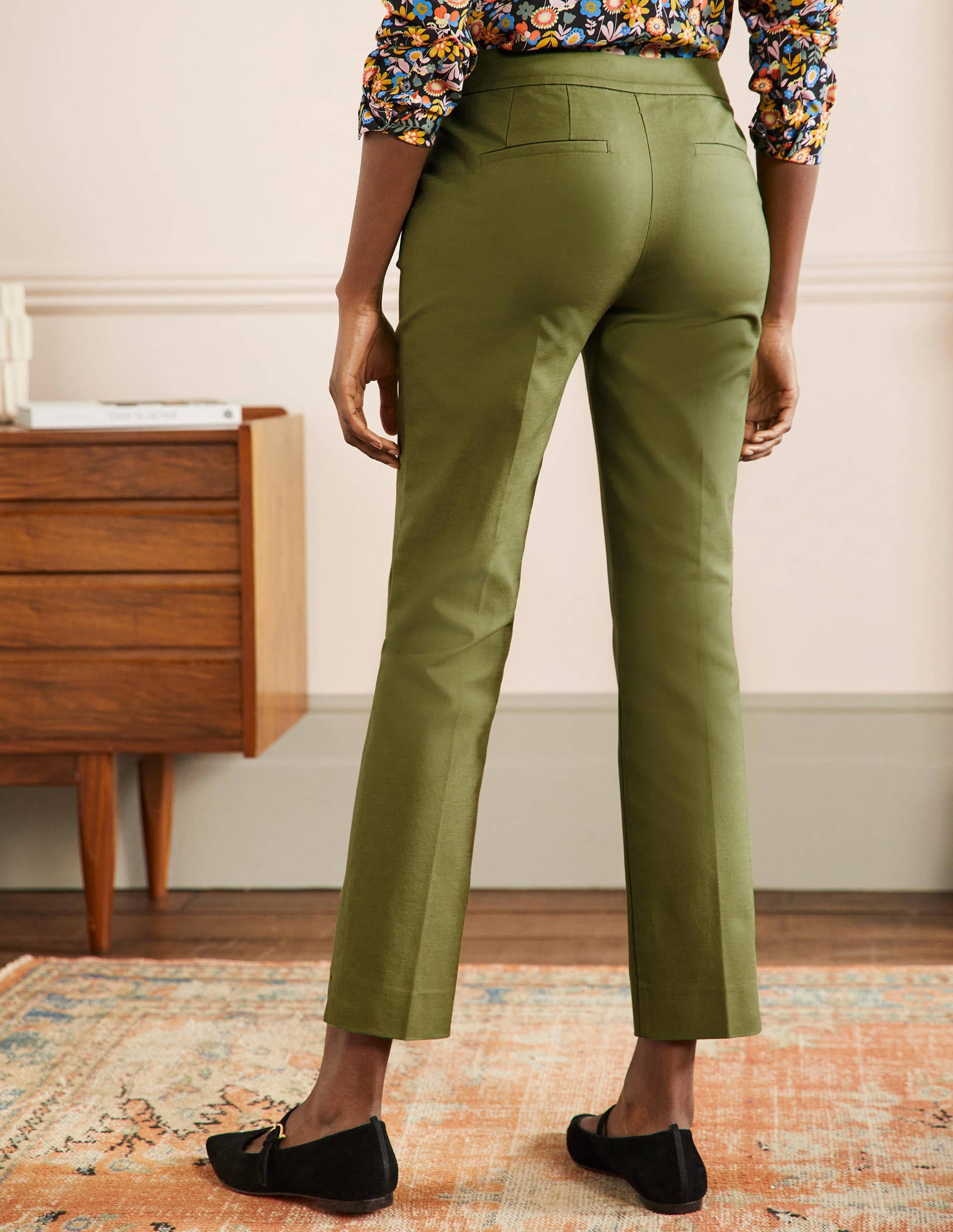 Richmond 7/8 Trouser-Pea Green - Image 3